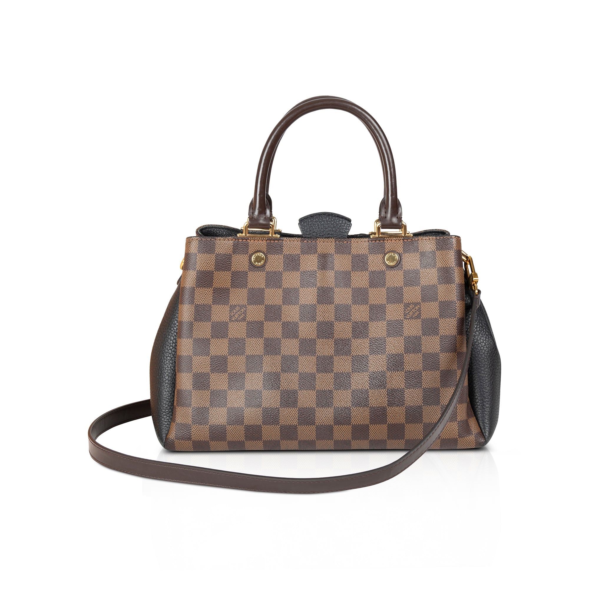 Louis Vuitton Damier Ebene Brittany w/ Strap & Box