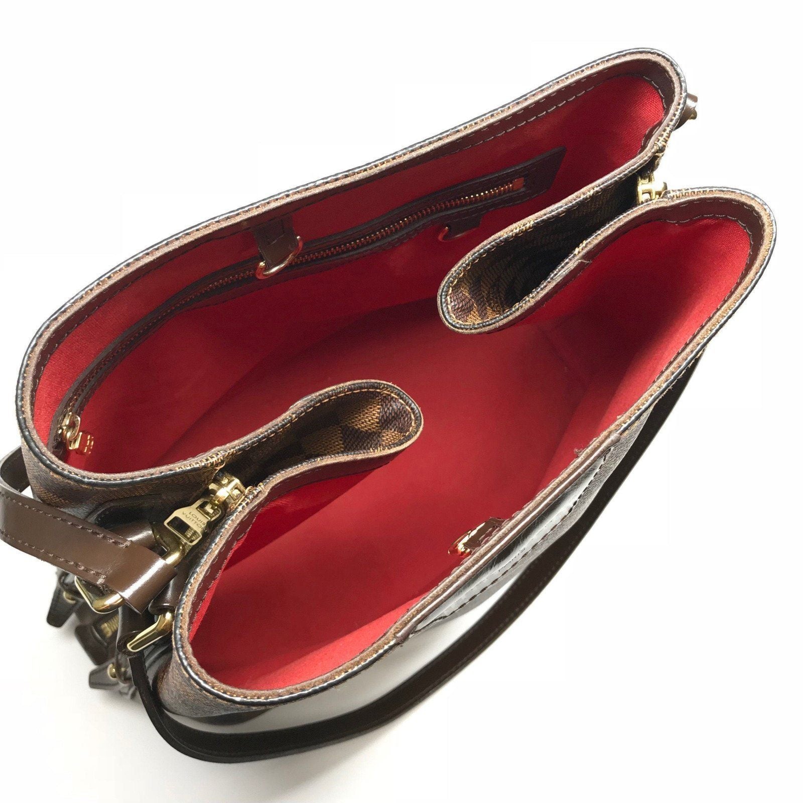 Louis Vuitton Damier Ebene Cabas Rivington GM Bag