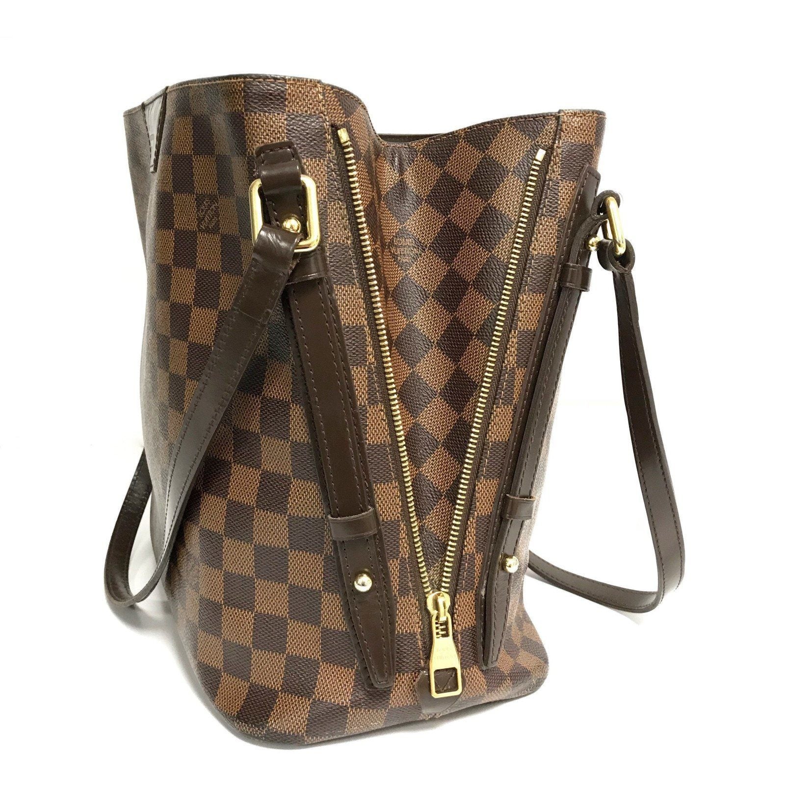 Louis Vuitton Damier Ebene Cabas Rivington GM Bag