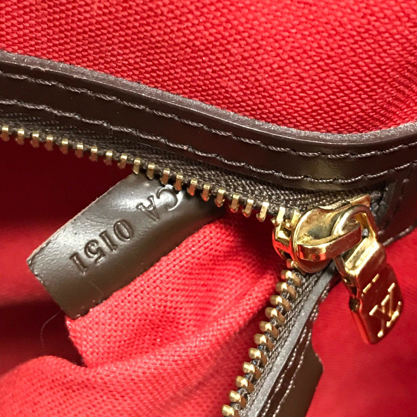 Louis Vuitton Damier Ebene Cabas Rivington GM Bag