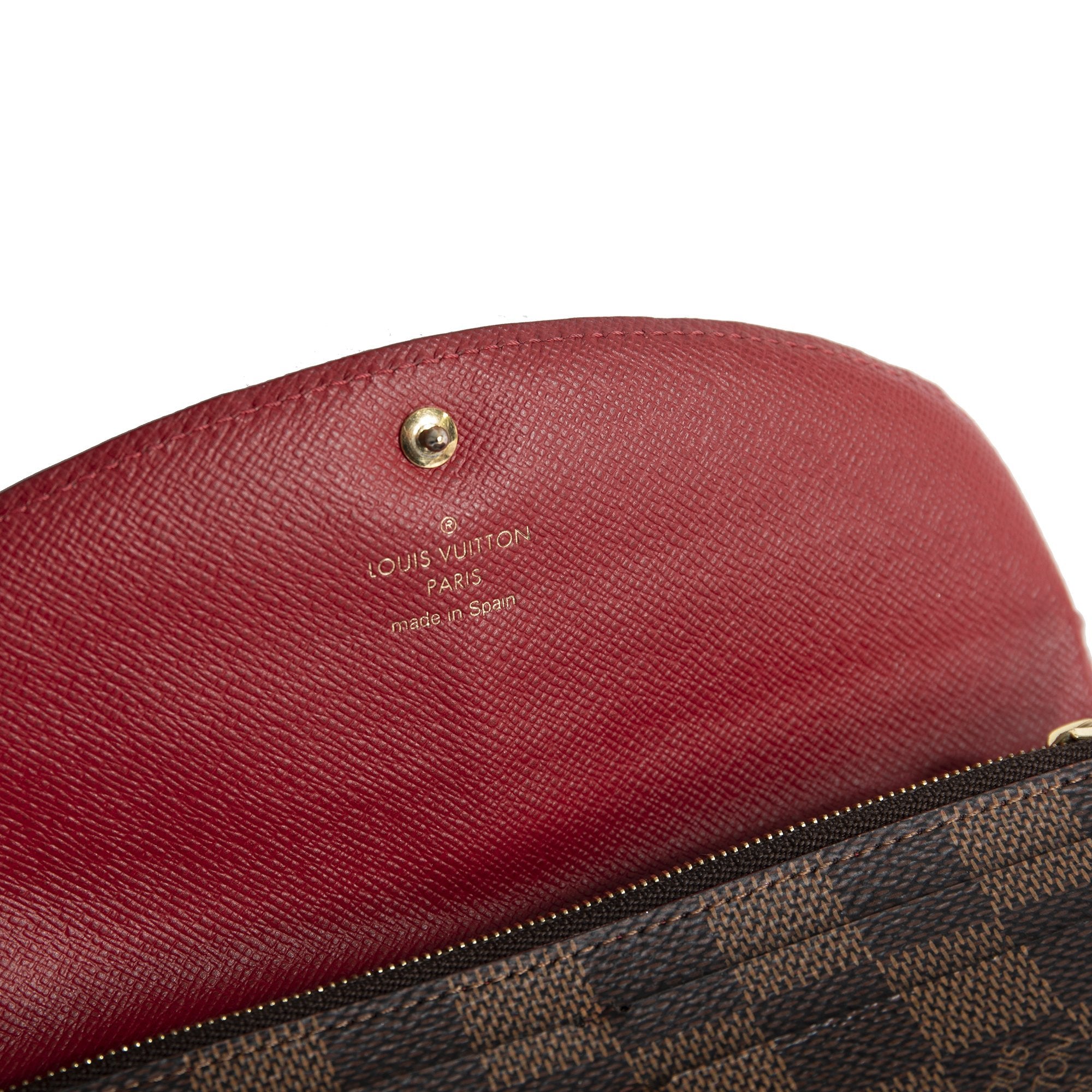 Louis Vuitton Damier Ebene Caissa Wallet w/ Box