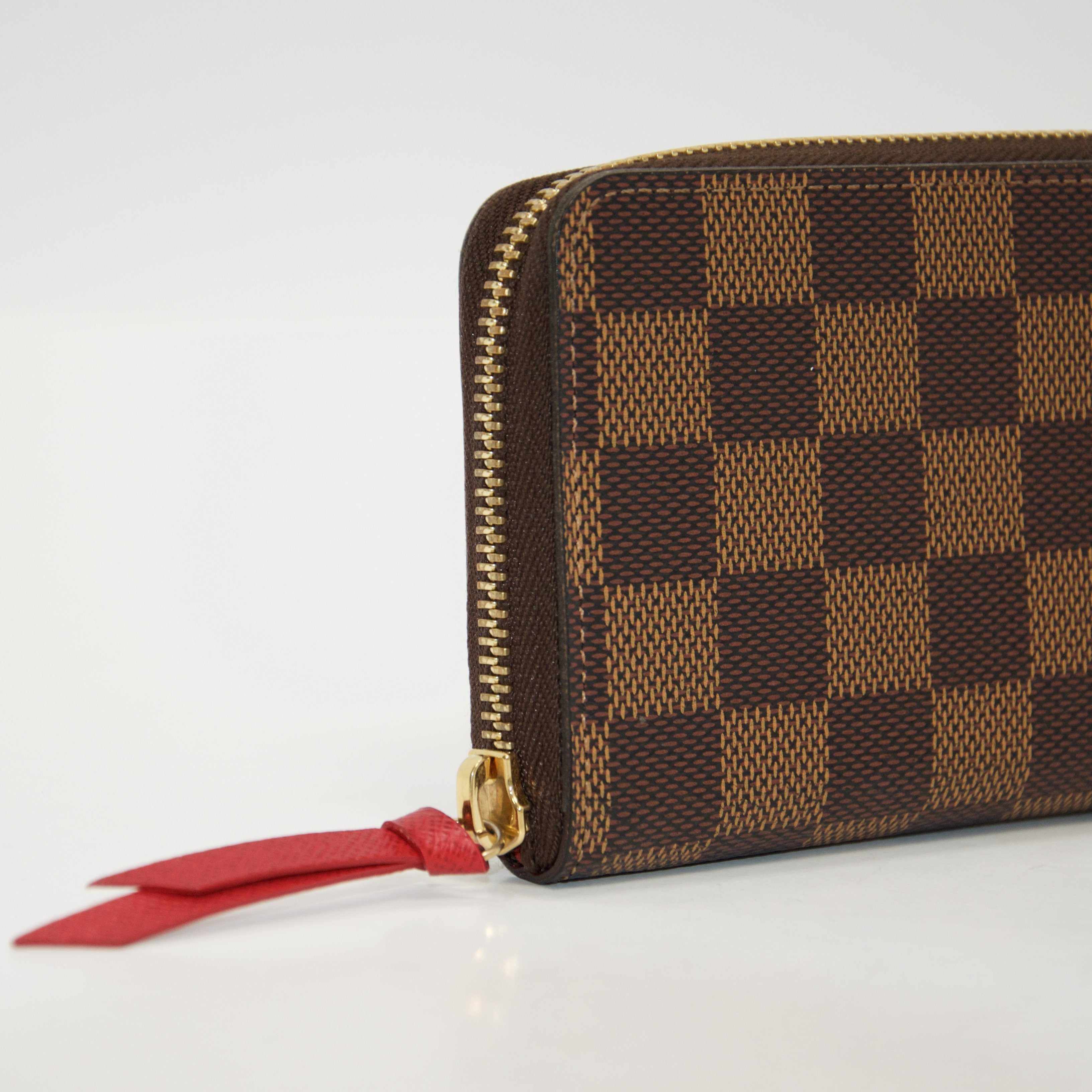 Louis Vuitton Damier Ebene Clemence Wallet