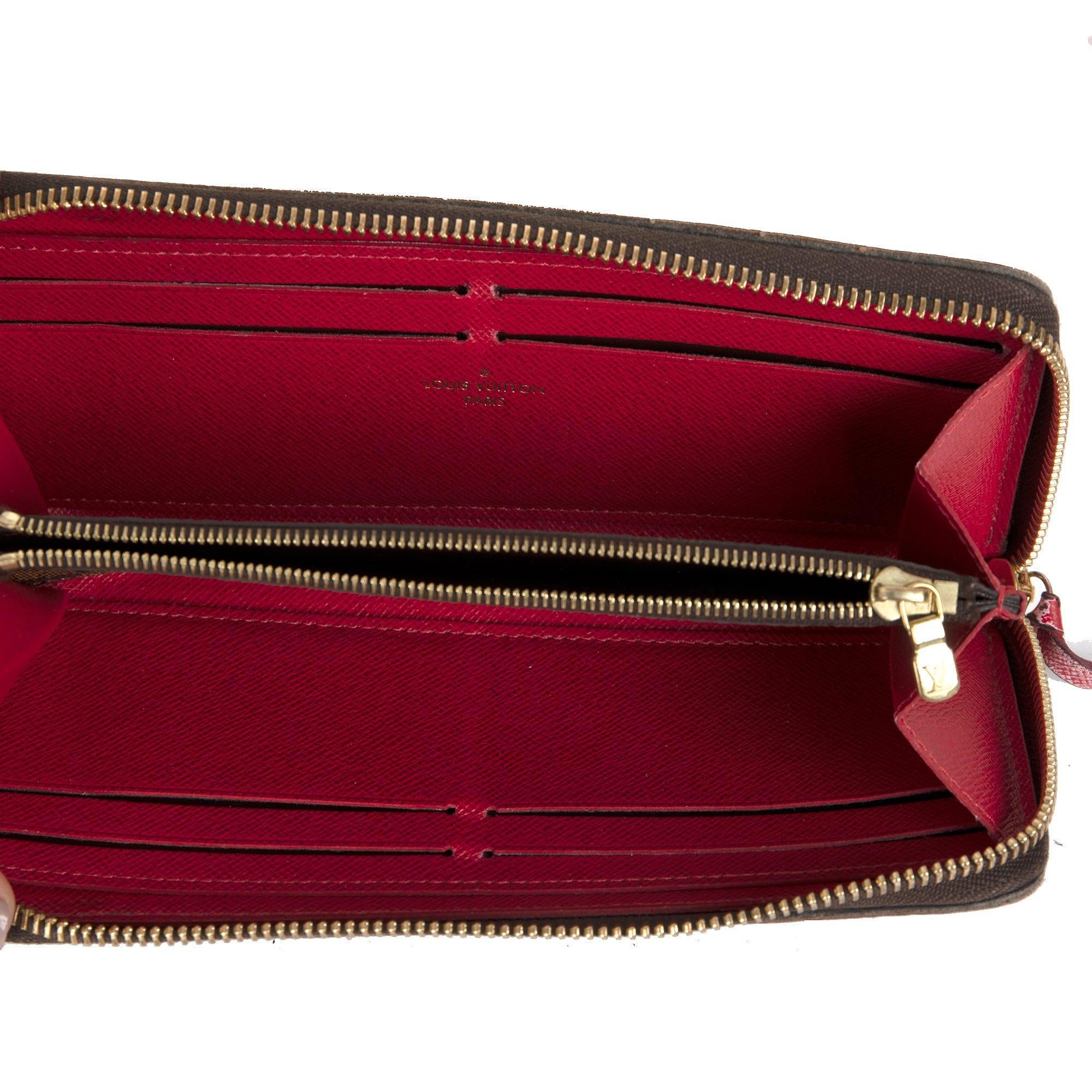 Louis Vuitton Damier Ebene Clemence Wallet