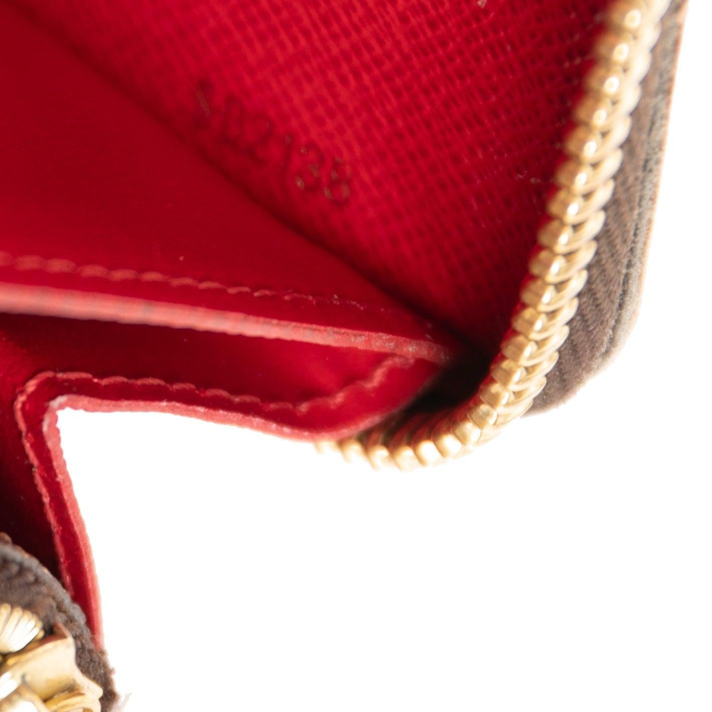 Louis Vuitton Damier Ebene Clemence Wallet