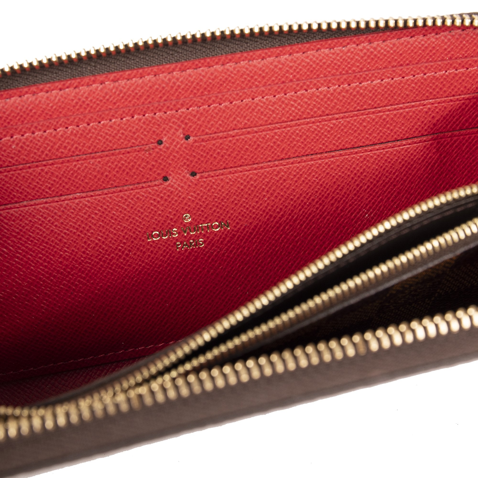 Louis Vuitton Damier Ebene Clemence Wallet w/ Box