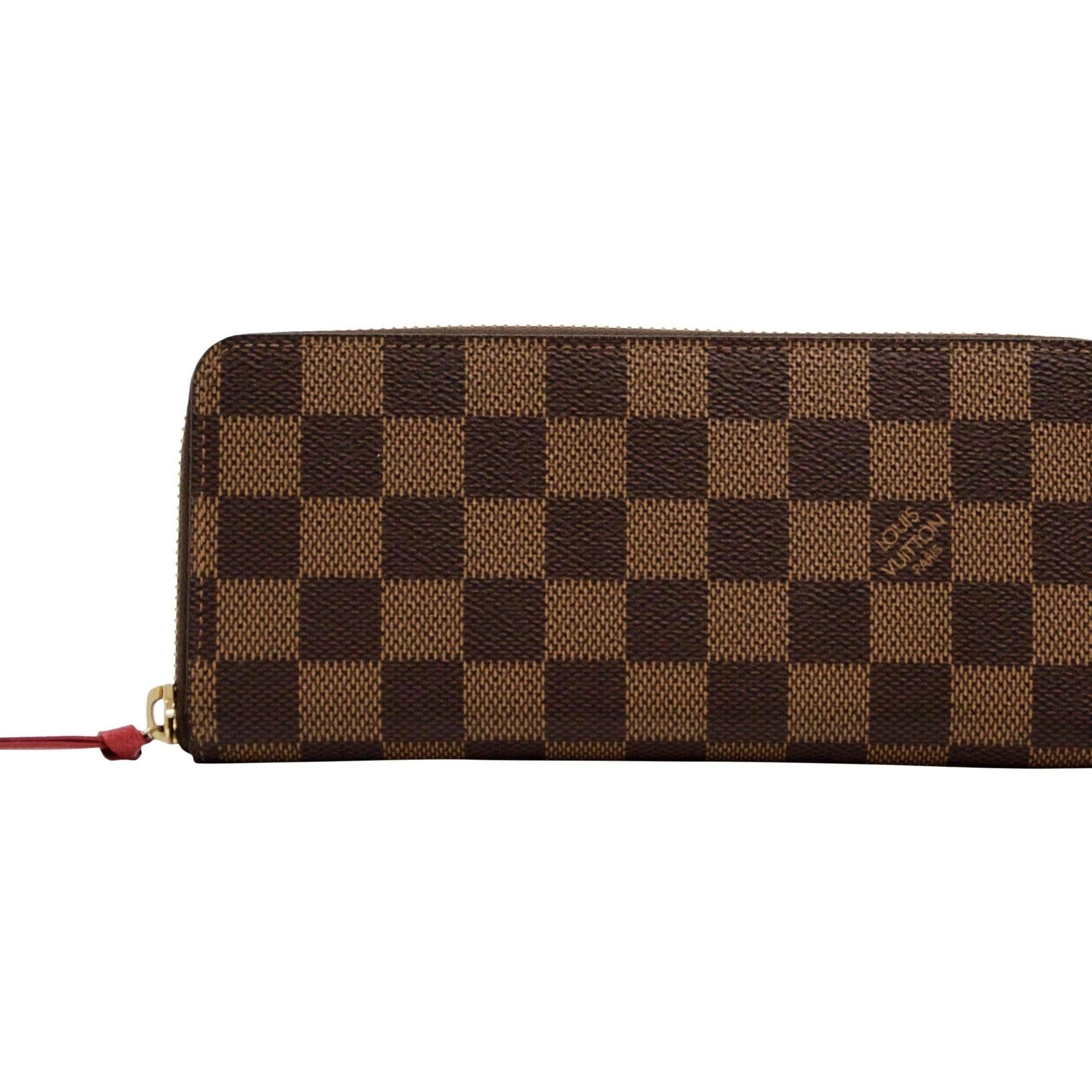 Louis Vuitton Damier Ebene Clemence Wallet