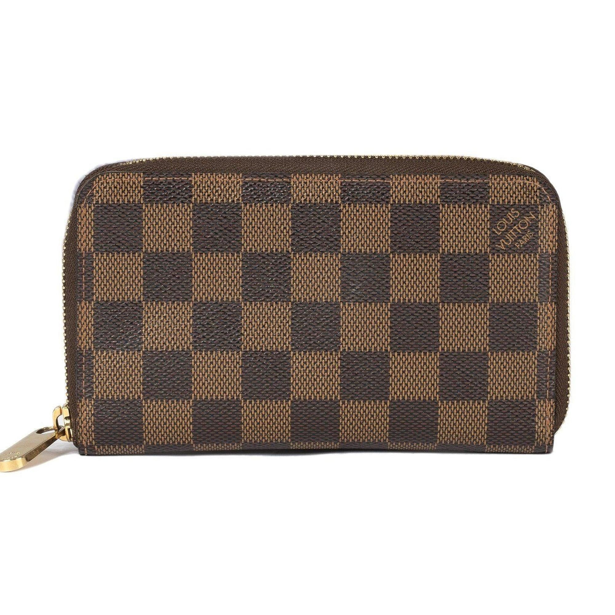 Louis Vuitton Damier Ebene Compact Zippy Wallet