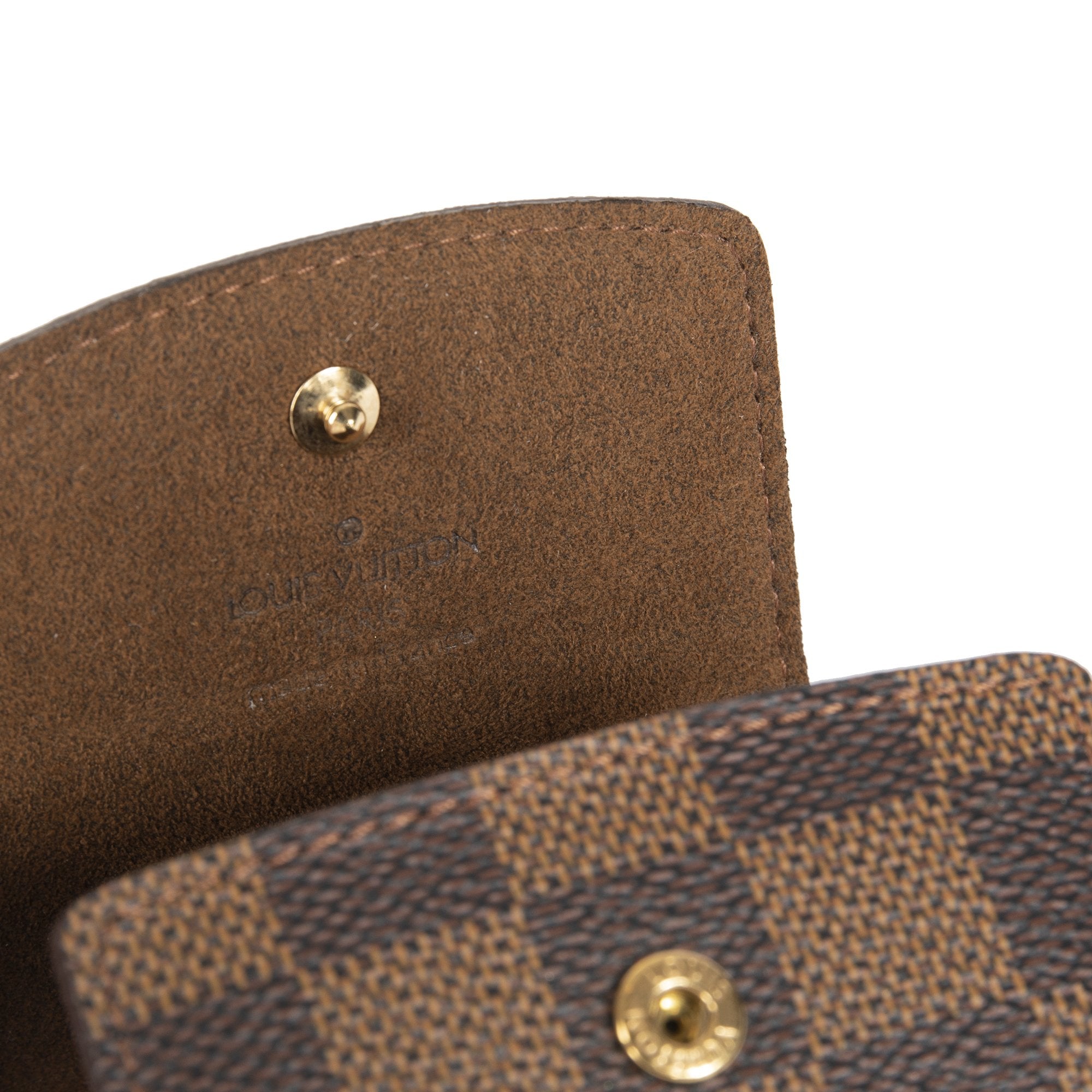 Louis Vuitton Damier Ebene Cufflinks Holder