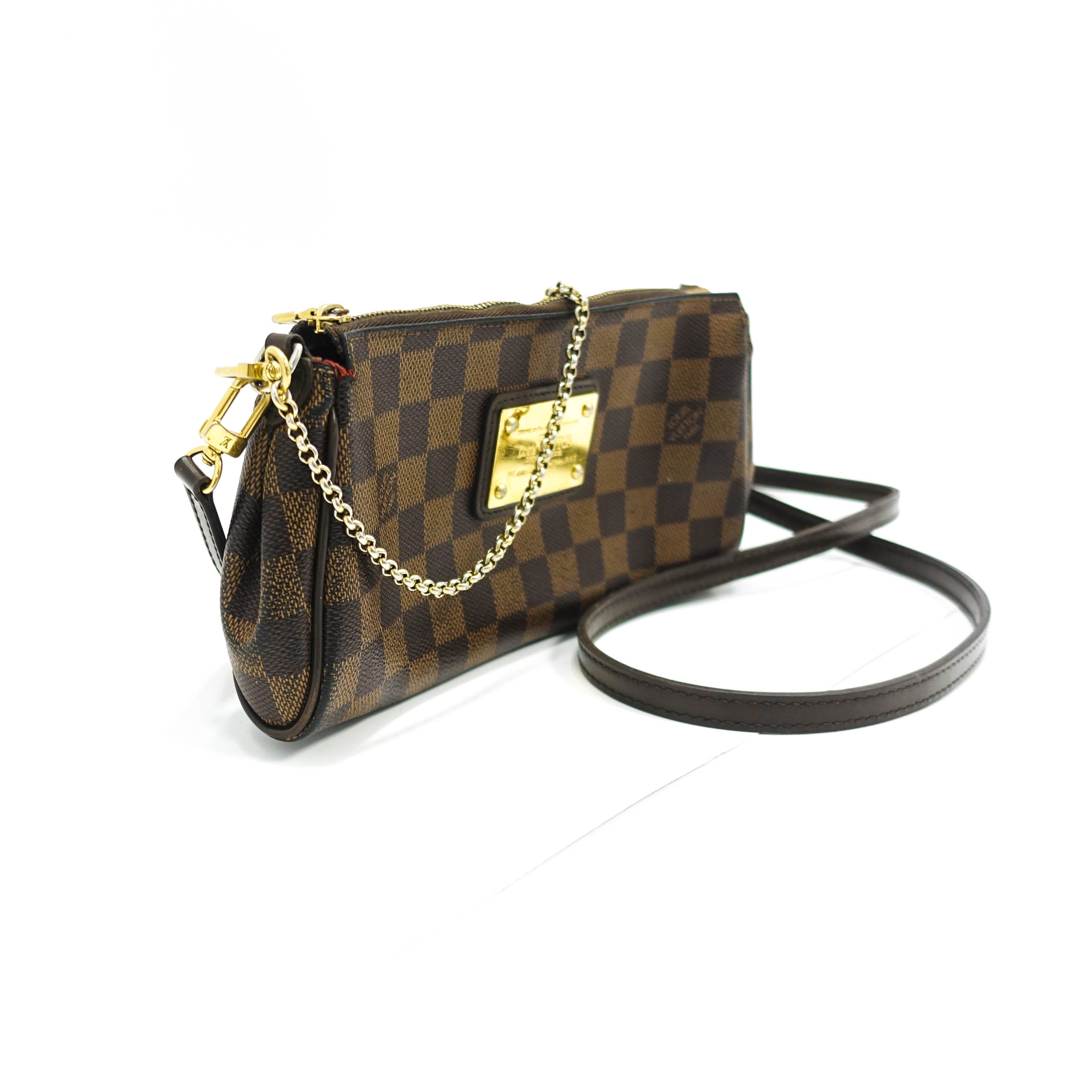 Louis Vuitton Damier Ebene Eva Clutch