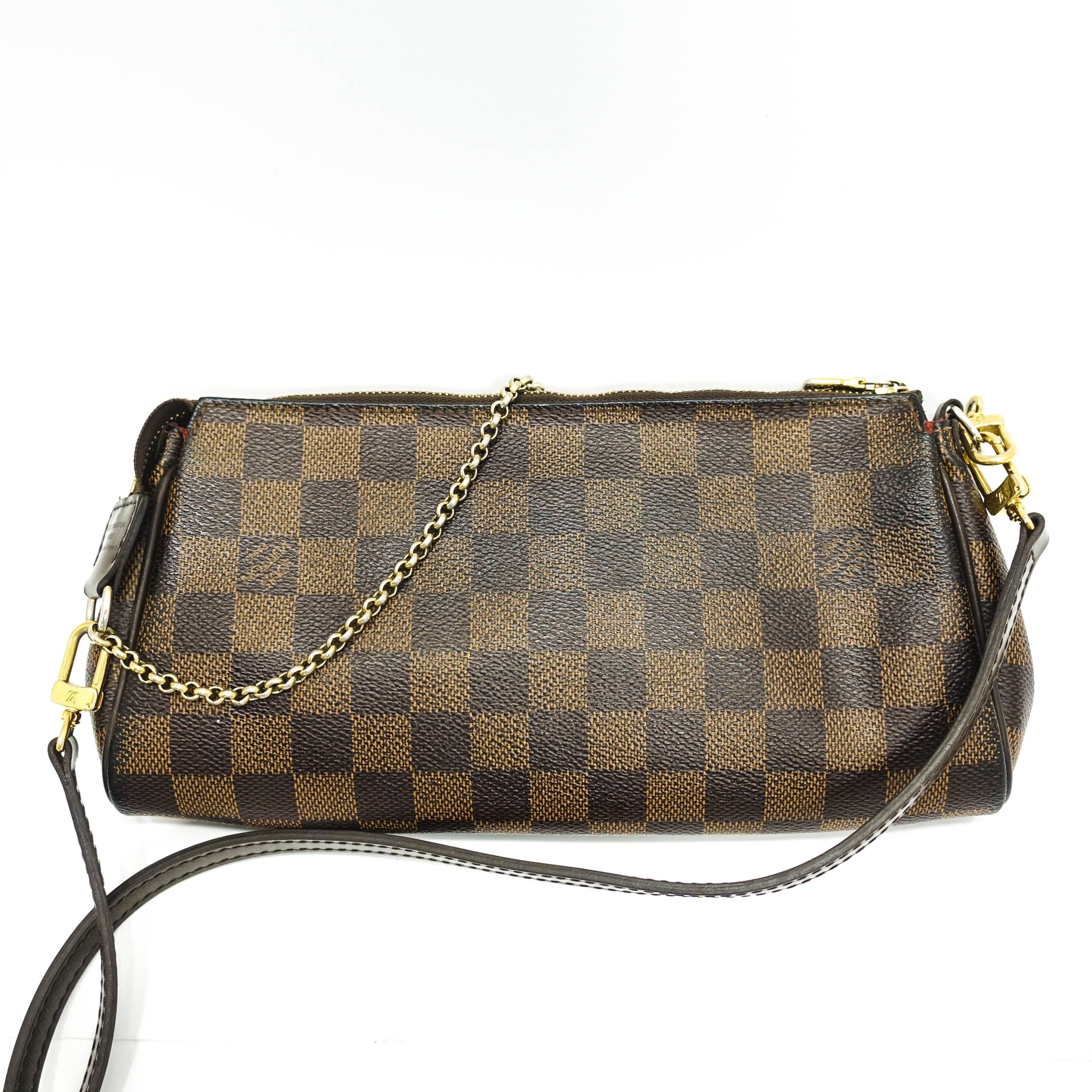 Louis Vuitton Damier Ebene Eva Clutch