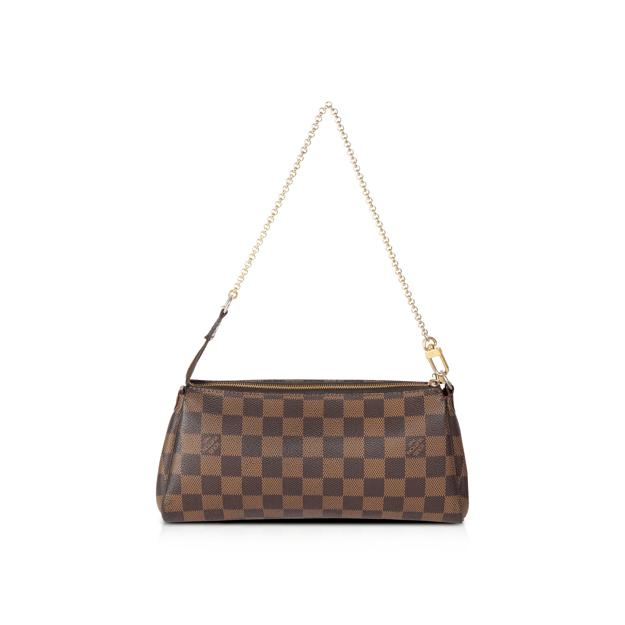 Louis Vuitton Damier Ebene Eva Clutch w/ Strap