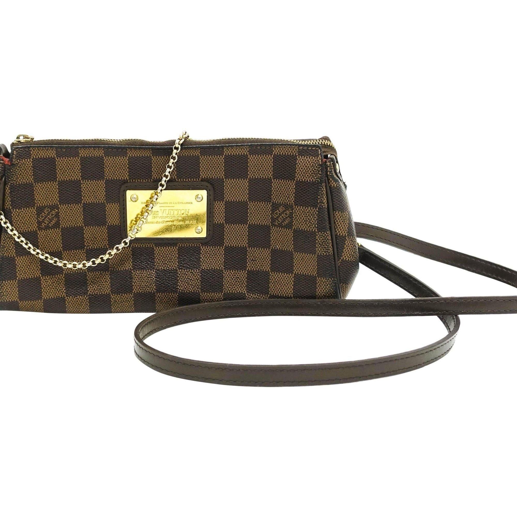 Louis Vuitton Damier Ebene Eva Clutch
