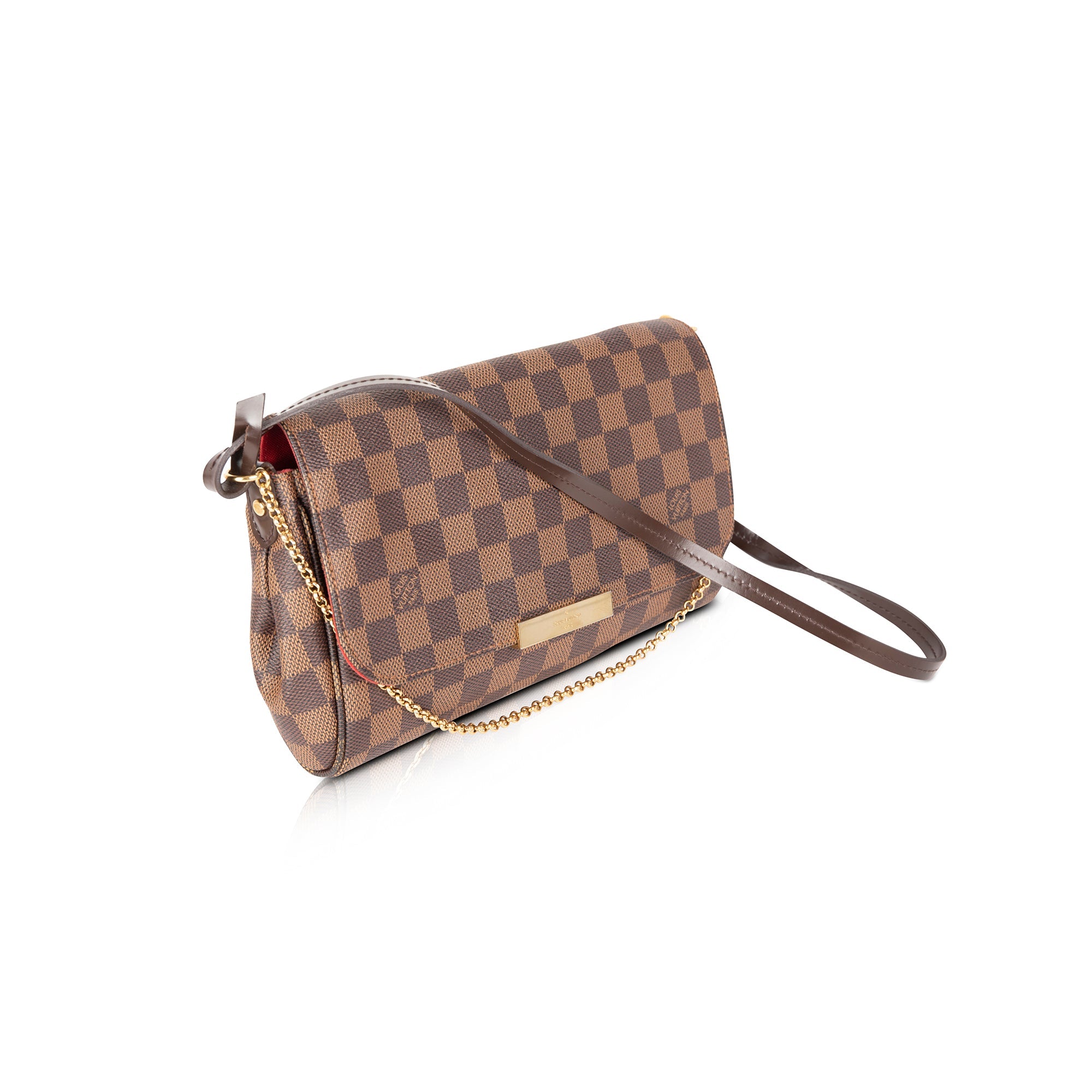 Louis Vuitton Damier Ebene Favorite MM w/ Strap