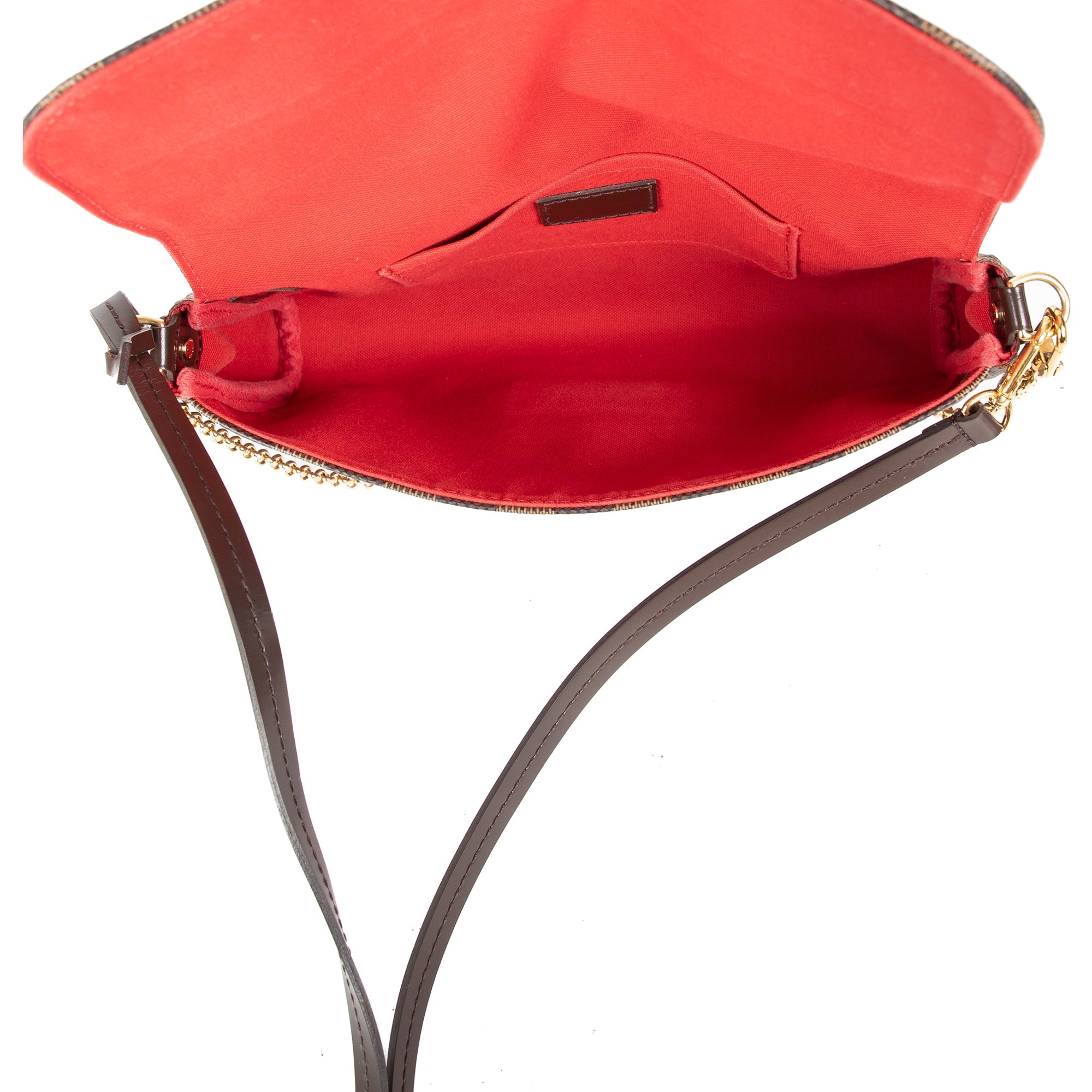 Louis Vuitton Damier Ebene Favorite MM w/ Strap