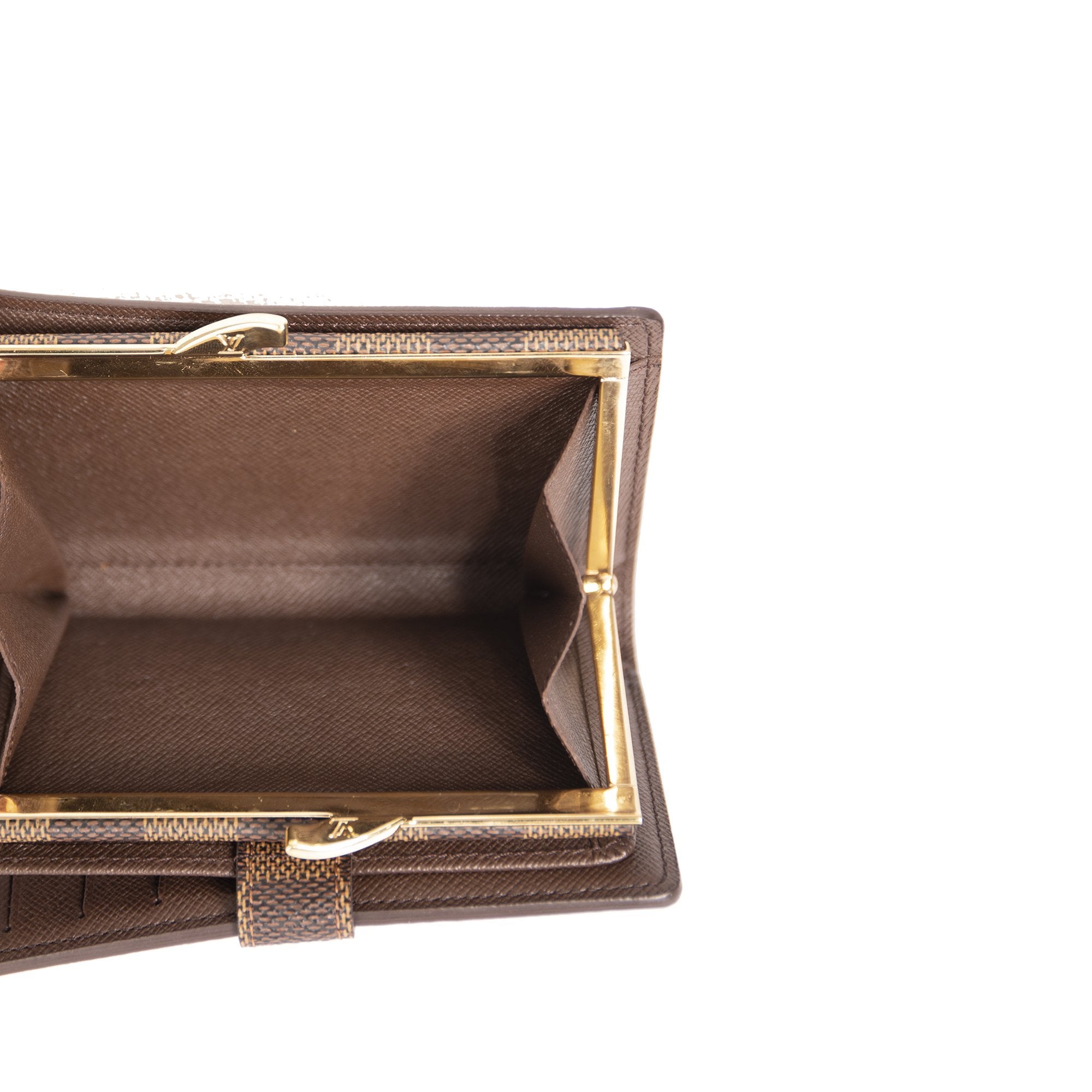 Louis Vuitton Damier Ebene French Purse Wallet