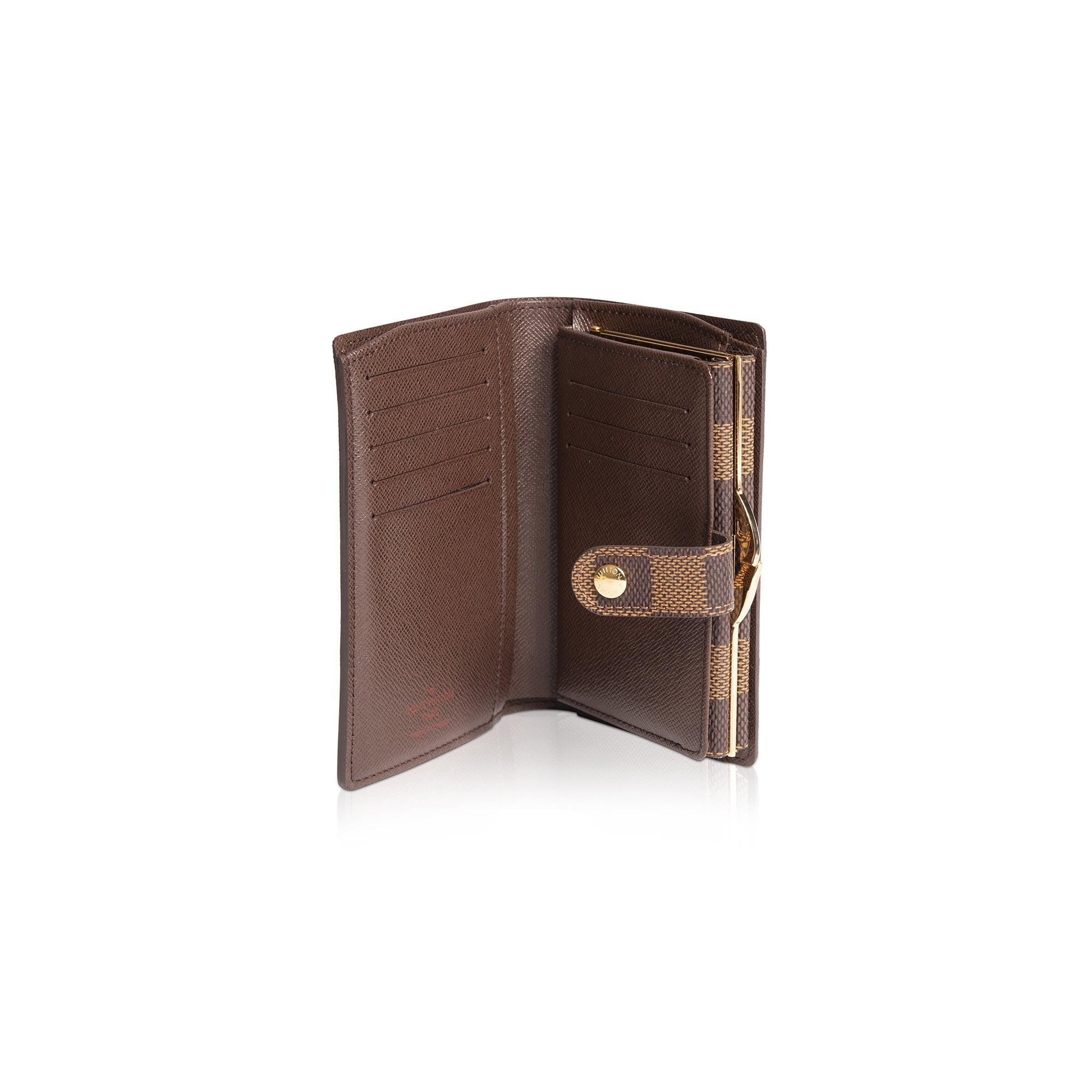 Louis Vuitton Damier Ebene French Purse Wallet w/ Box