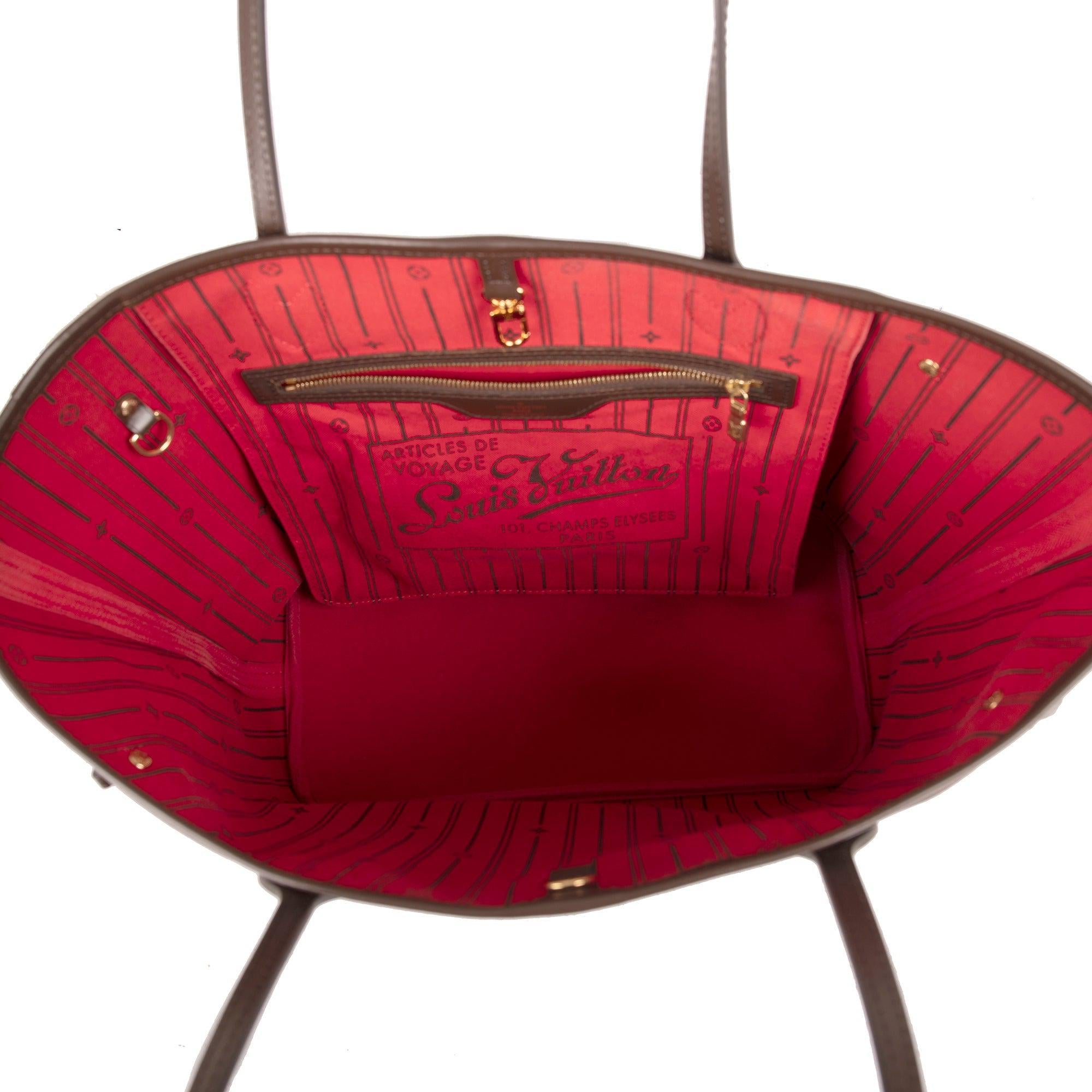 Louis Vuitton Damier Ebene Neverfull MM w/ Box