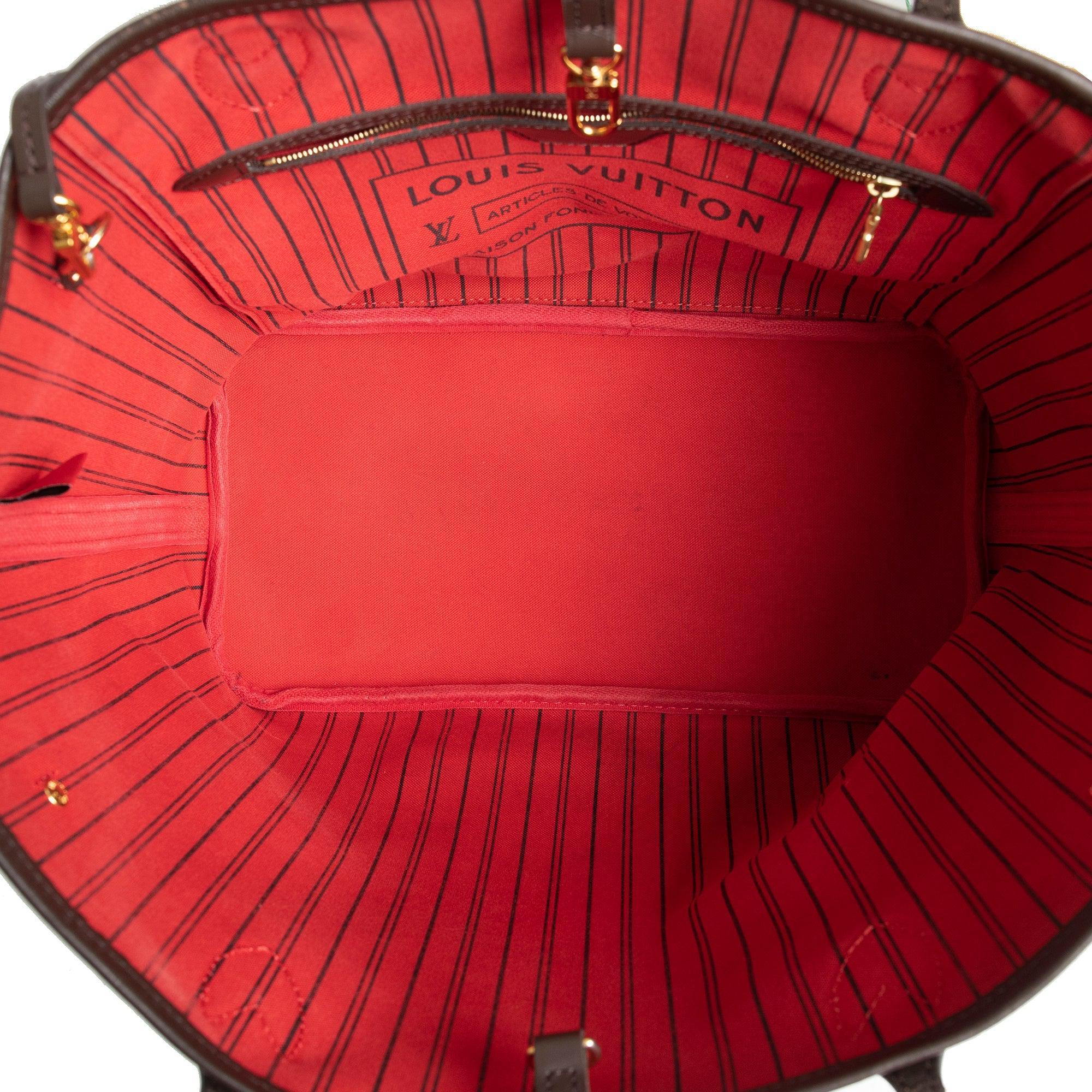 Louis Vuitton Damier Ebene Neverfull MM w/ Pouch