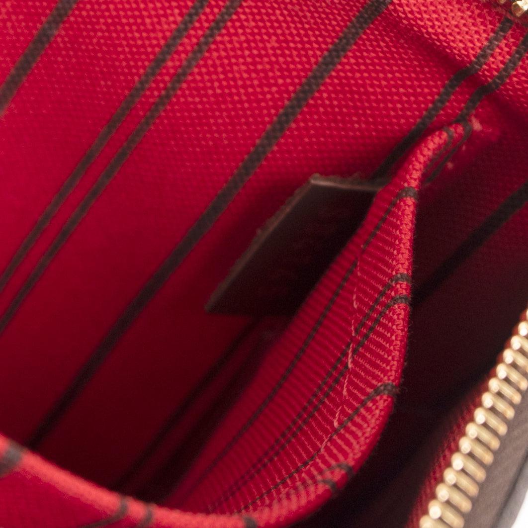 Louis Vuitton Damier Ebene Neverfull MM w/ Pouch