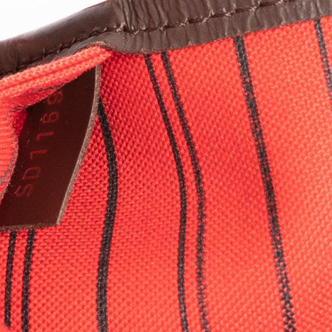 Louis Vuitton Damier Ebene Neverfull MM w/ Pouch