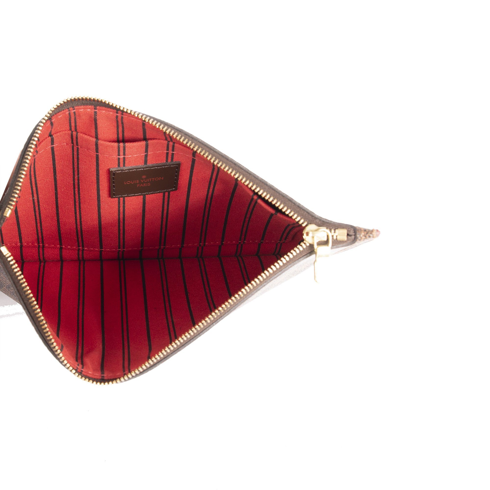 Louis Vuitton Damier Ebene Neverfull MM w/ Pouch