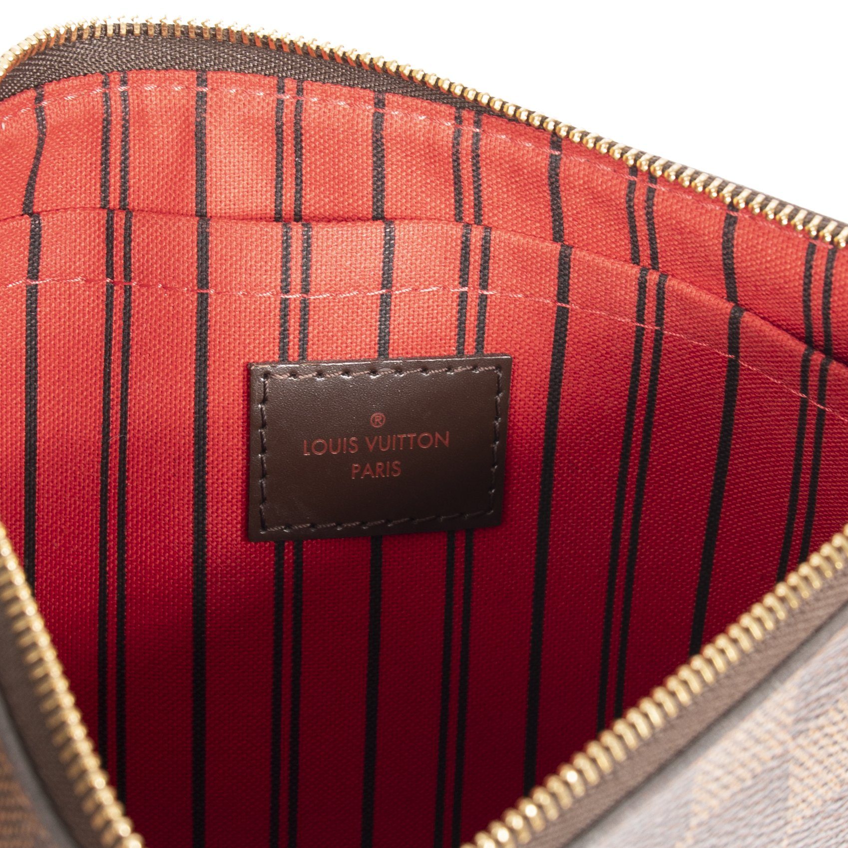 Louis Vuitton Damier Ebene Neverfull MM w/ Pouch