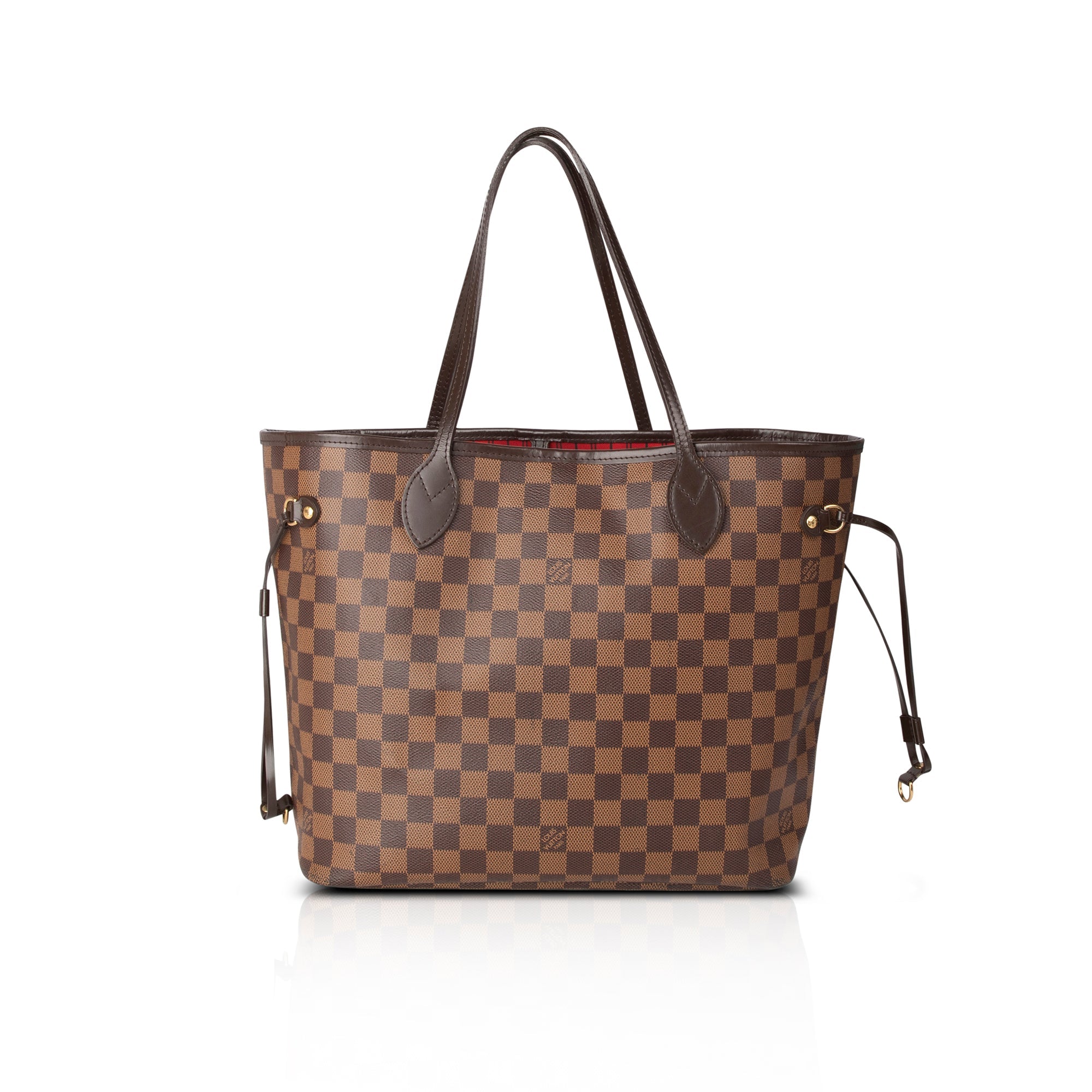 Louis Vuitton Damier Ebene Neverfull MM w/ Pouch