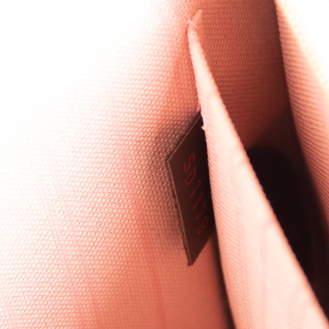 Louis Vuitton Damier Ebene Neverfull MM w/ Pouch & Box