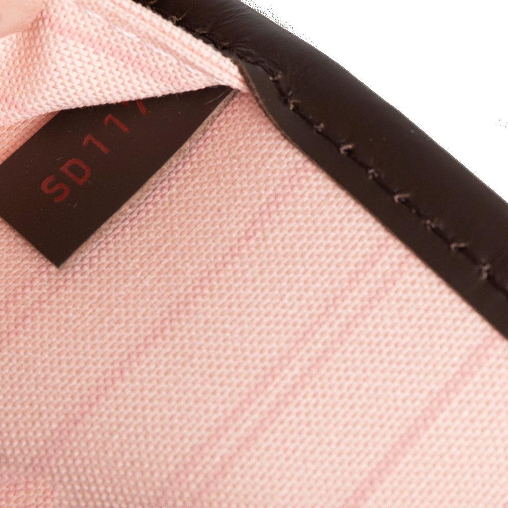 Louis Vuitton Damier Ebene Neverfull MM w/ Pouch & Box