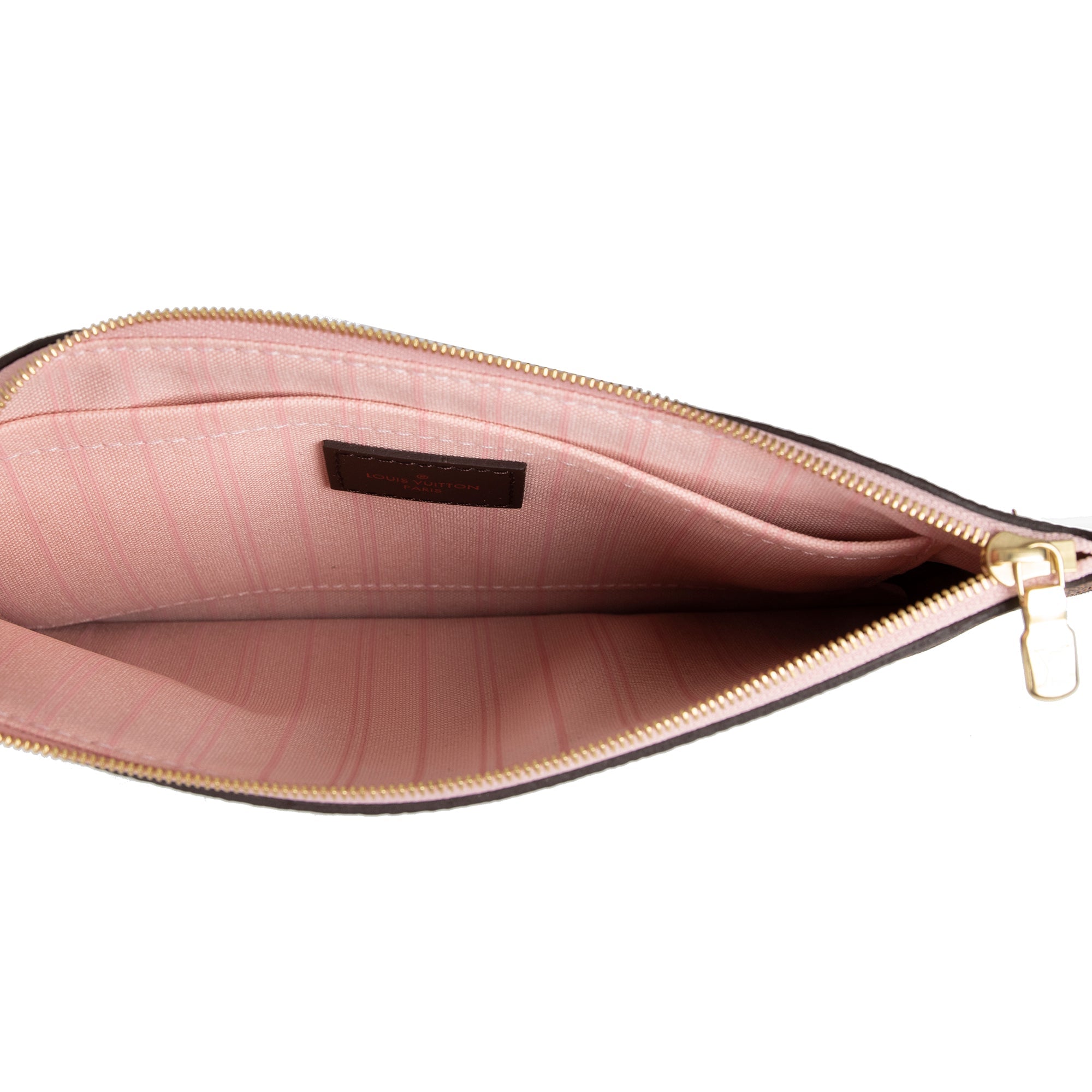 Louis Vuitton Damier Ebene Neverfull MM w/ Pouch & Box