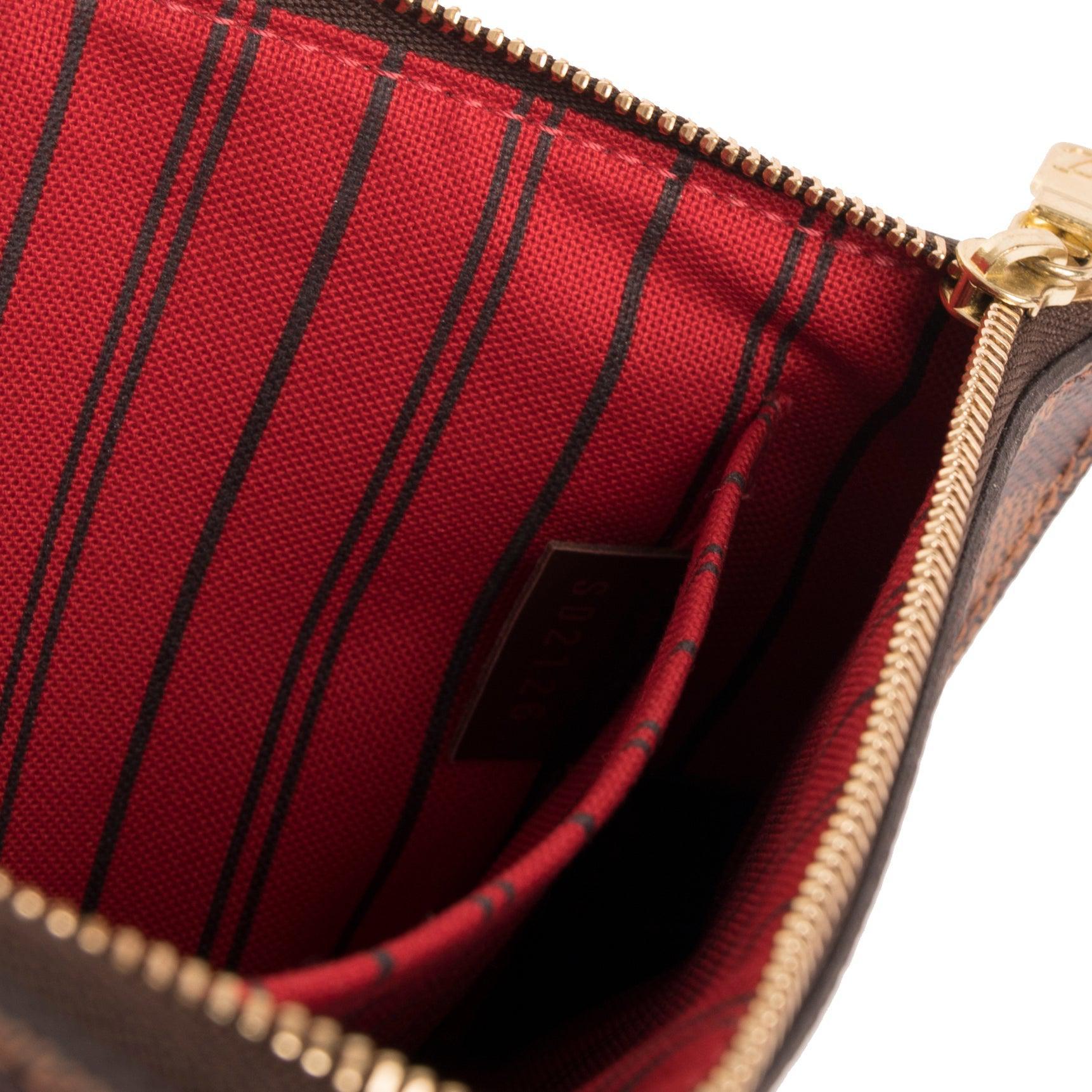 Louis Vuitton Damier Ebene Neverfull Pochette