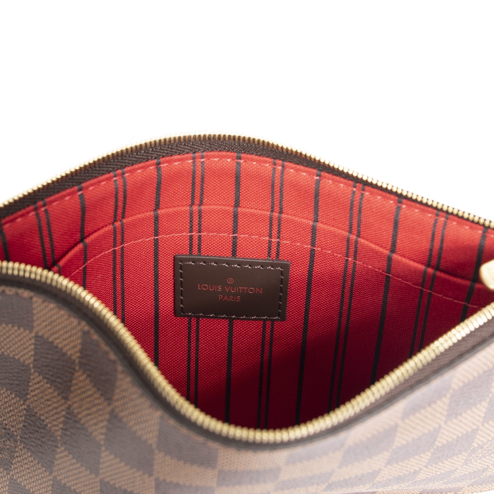 Louis Vuitton Damier Ebene Neverfull Pochette