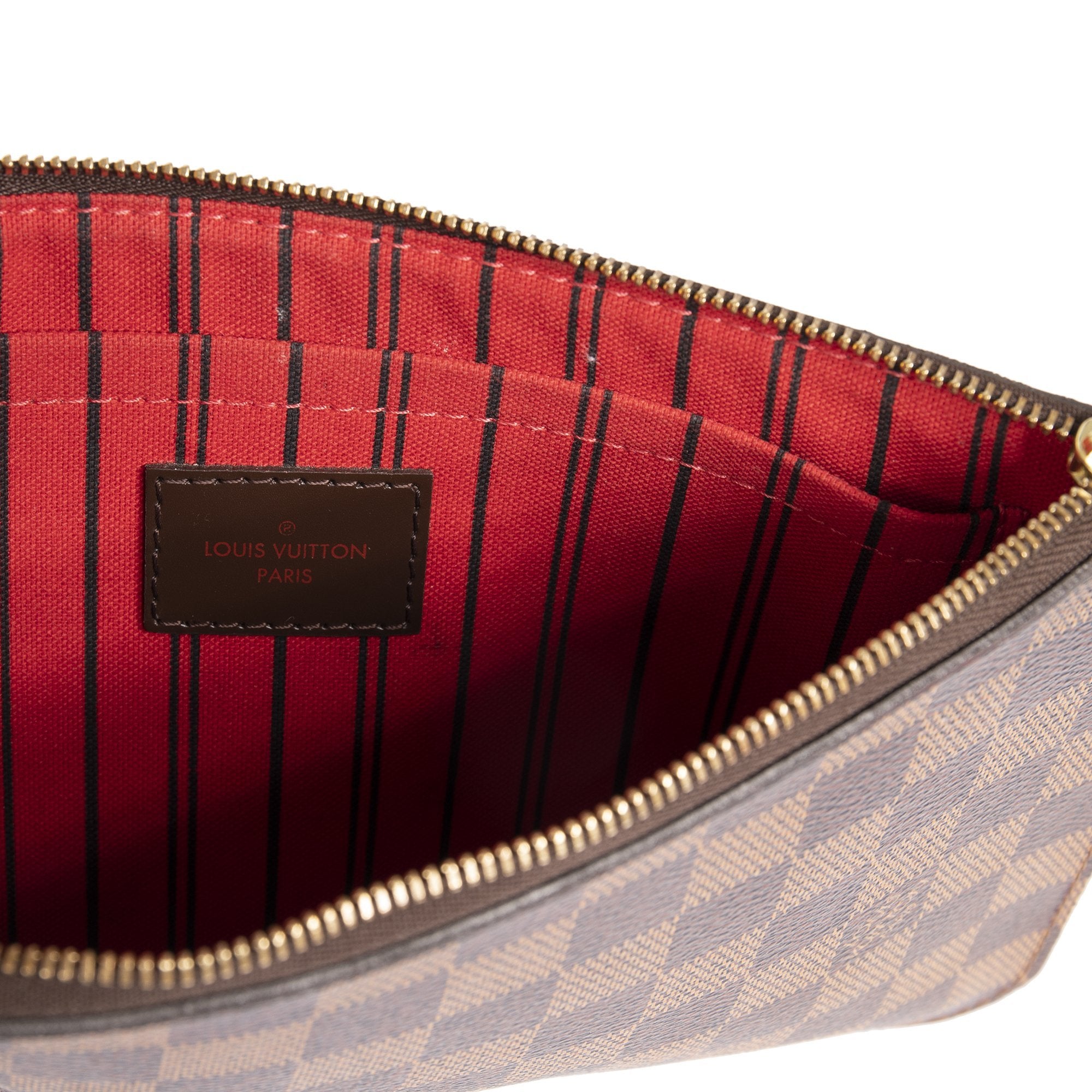 Louis Vuitton Damier Ebene Neverfull Pochette