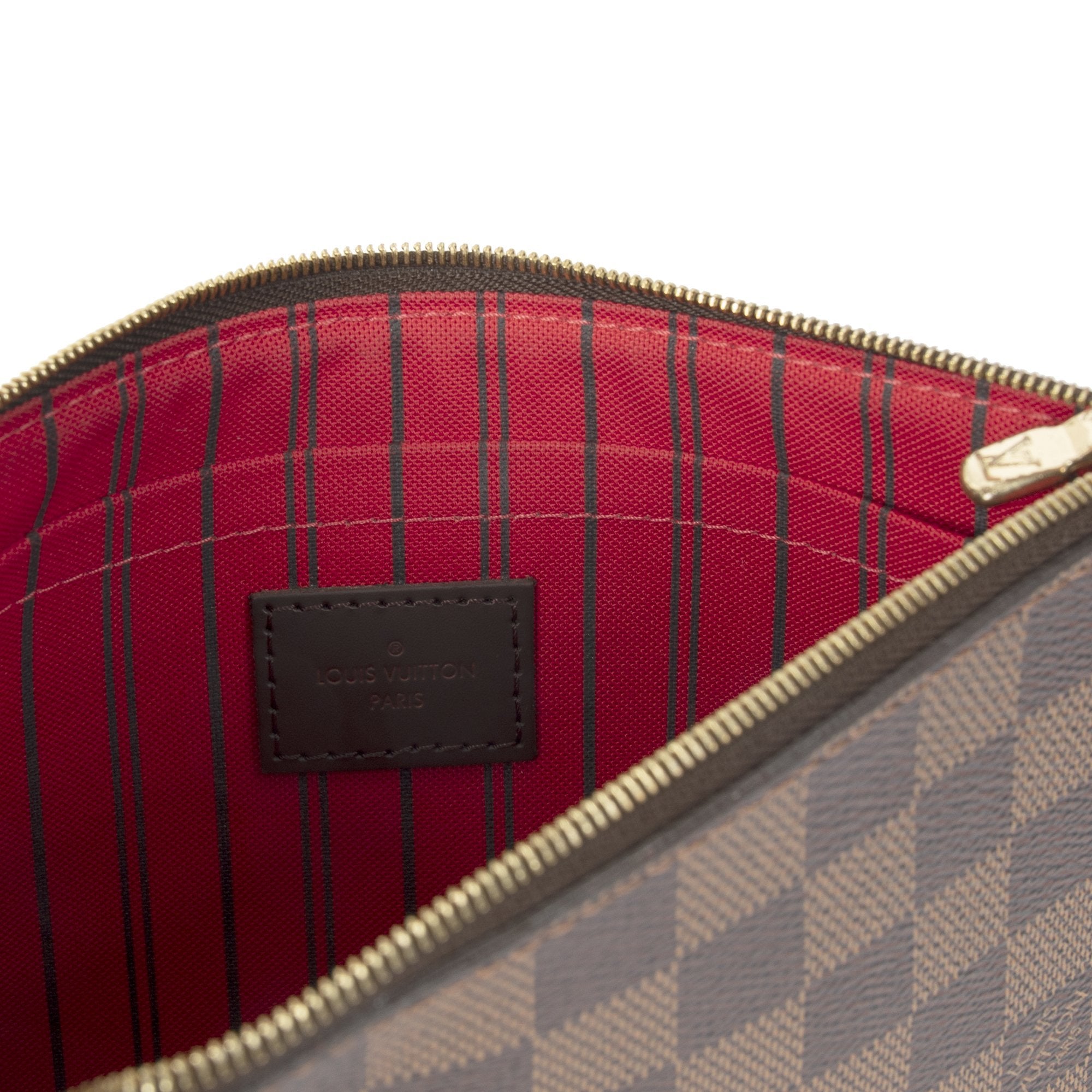 Louis Vuitton Damier Ebene Neverfull Pochette