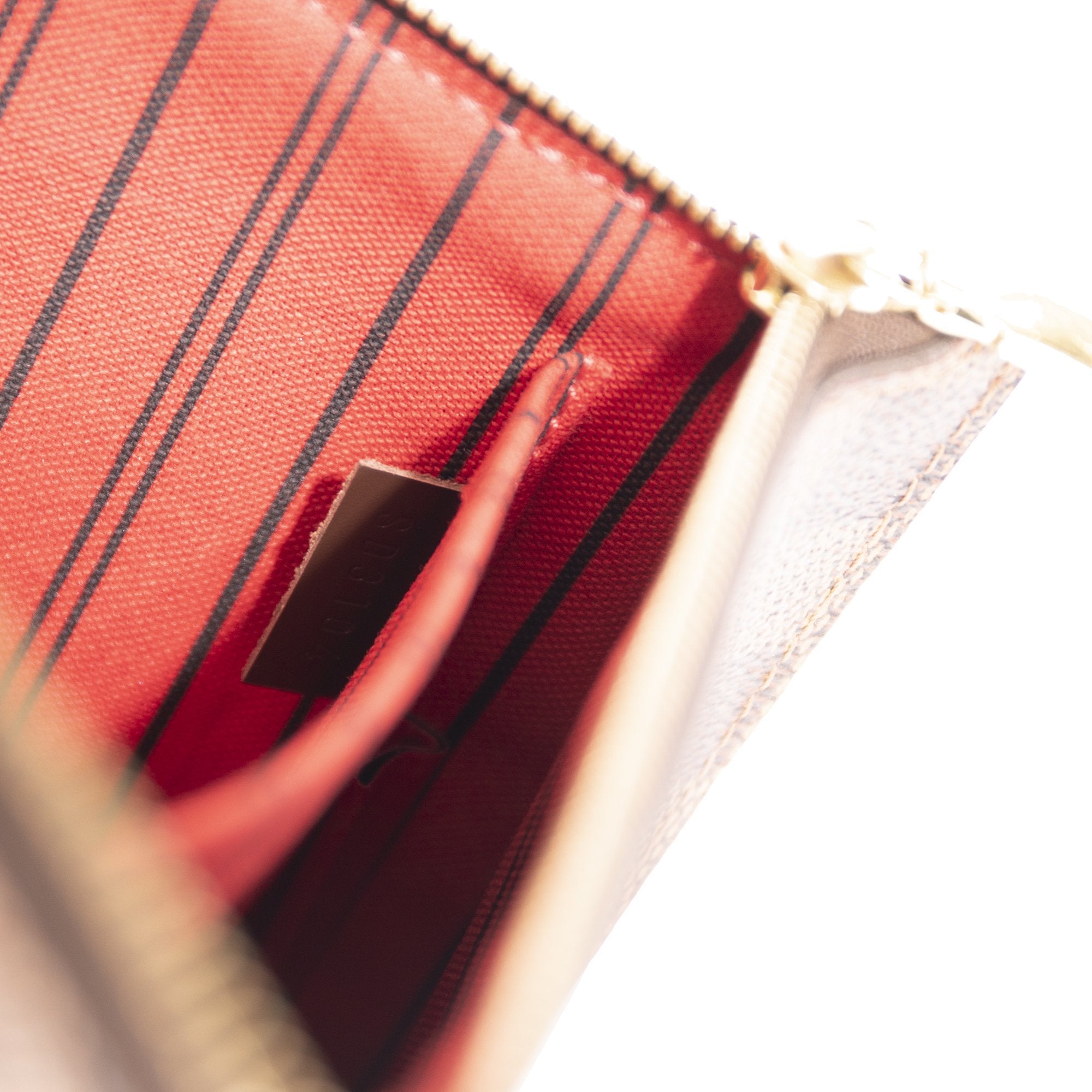 Louis Vuitton Damier Ebene Neverfull Pochette