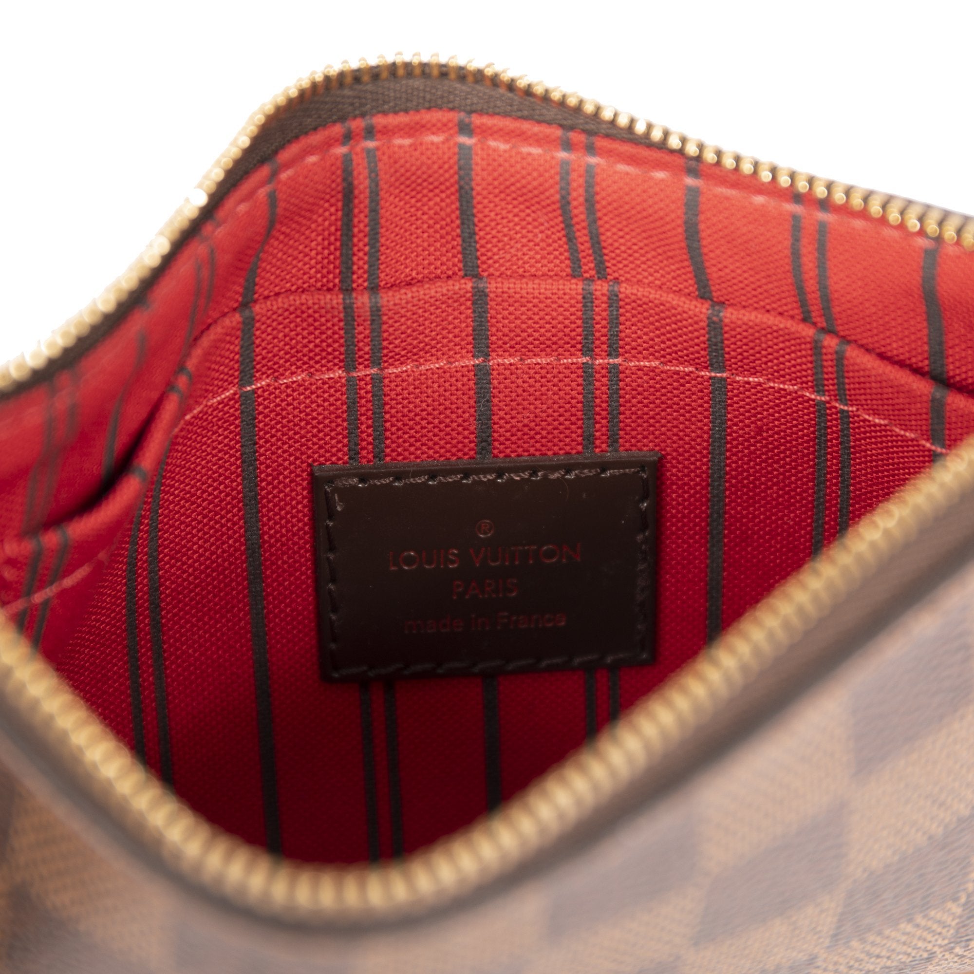 Louis Vuitton Damier Ebene Neverfull Pochette PM