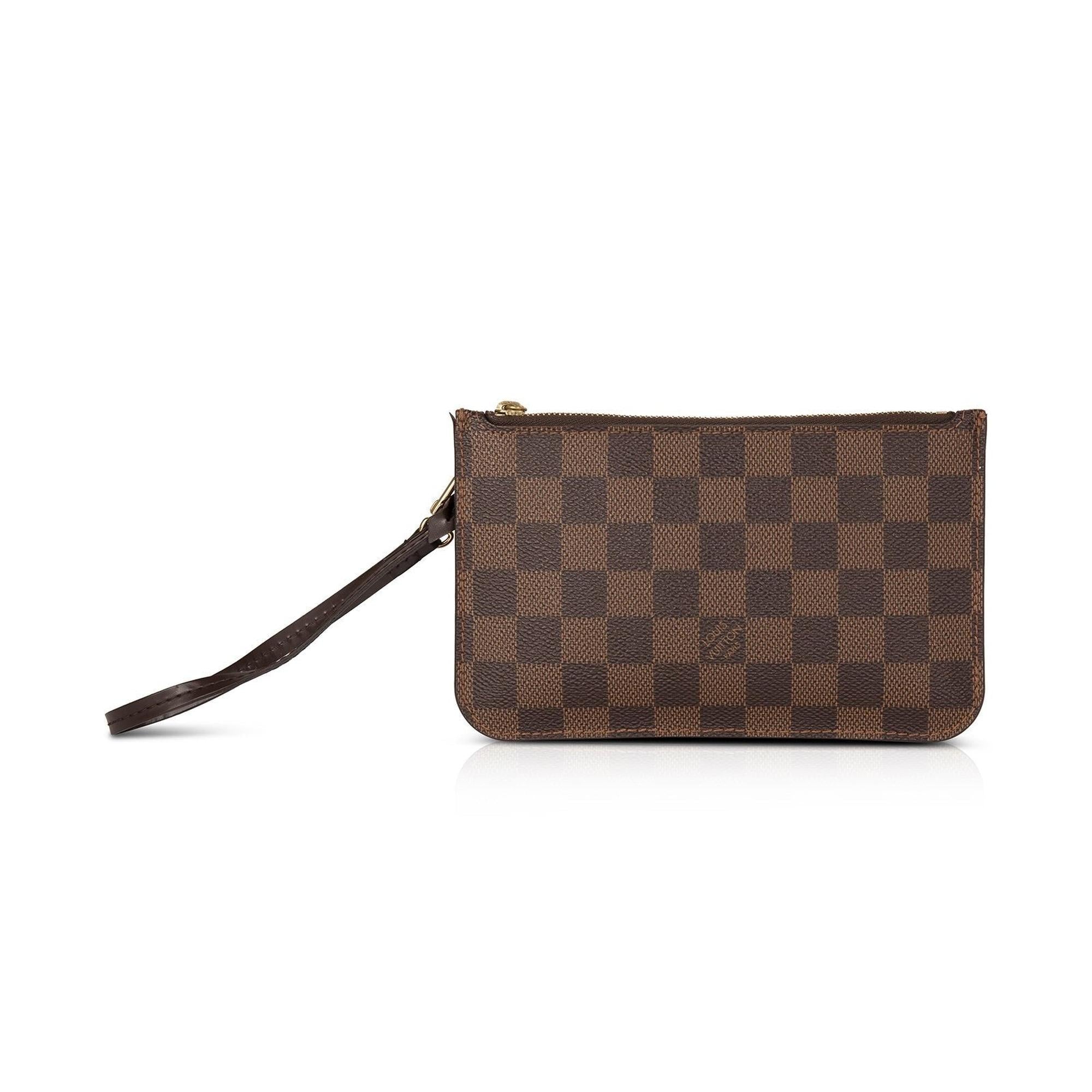 Louis Vuitton Damier Ebene Neverfull Pochette PM