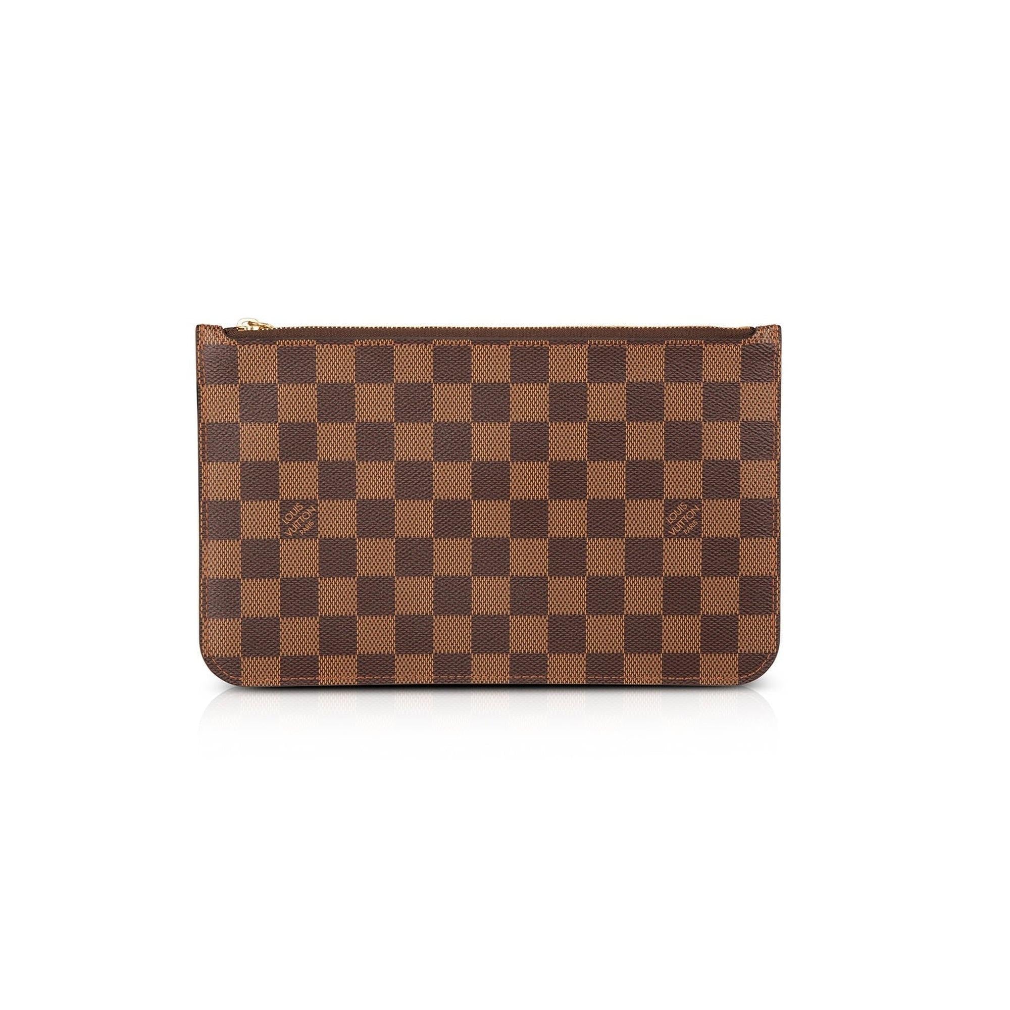 Louis Vuitton Damier Ebene Neverfull Pochette