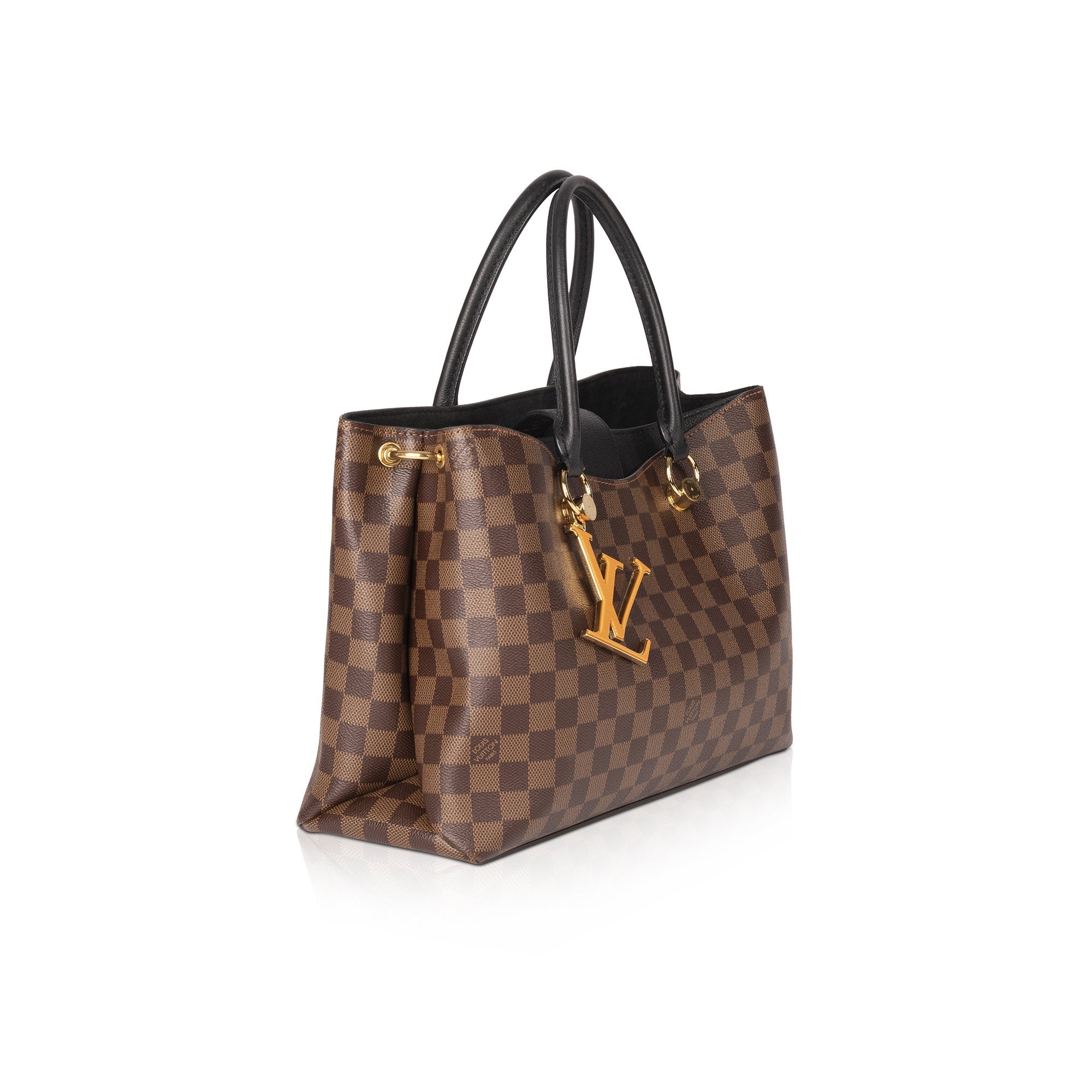 Louis Vuitton Damier Ebene Riverside Tote w/ Box