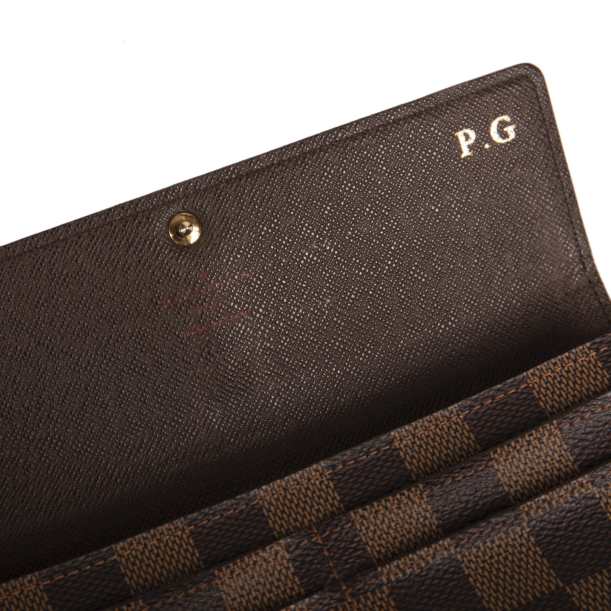 Louis Vuitton Damier Ebene Sarah Wallet