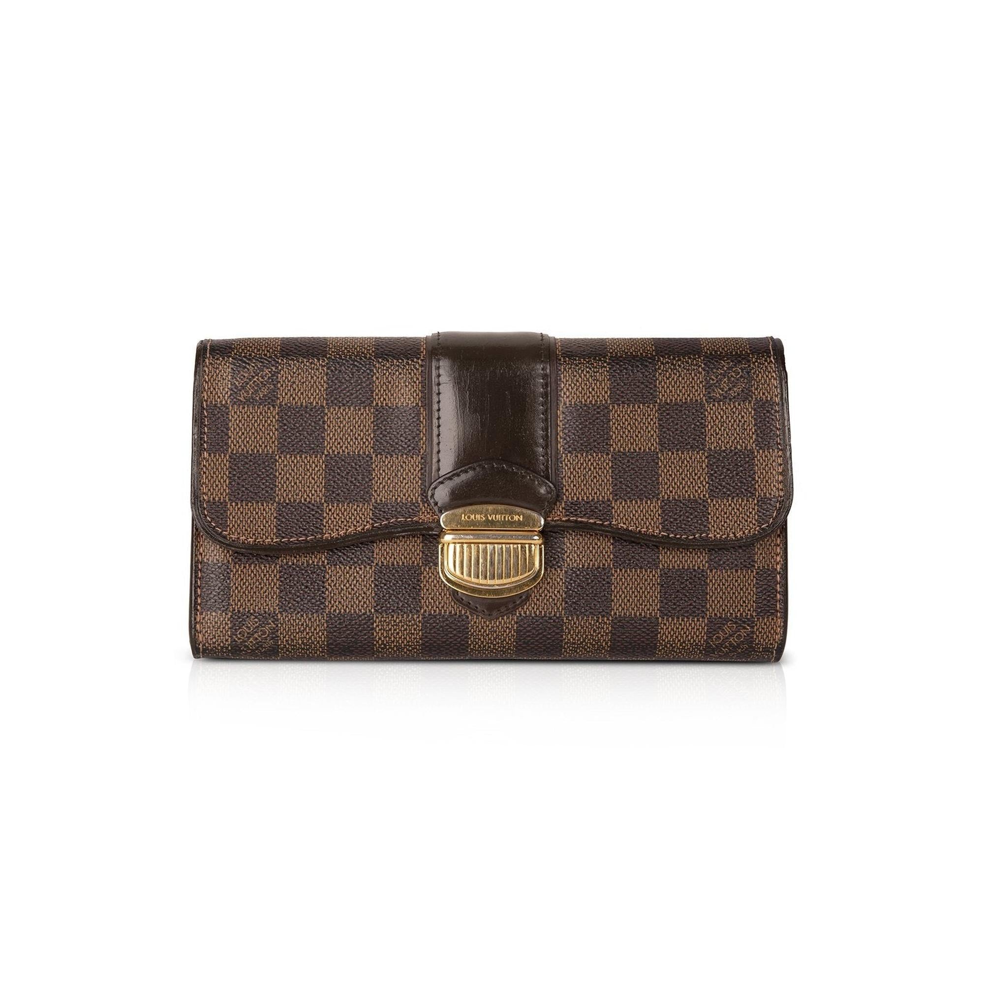 Louis Vuitton Damier Ebene Sistina Wallet