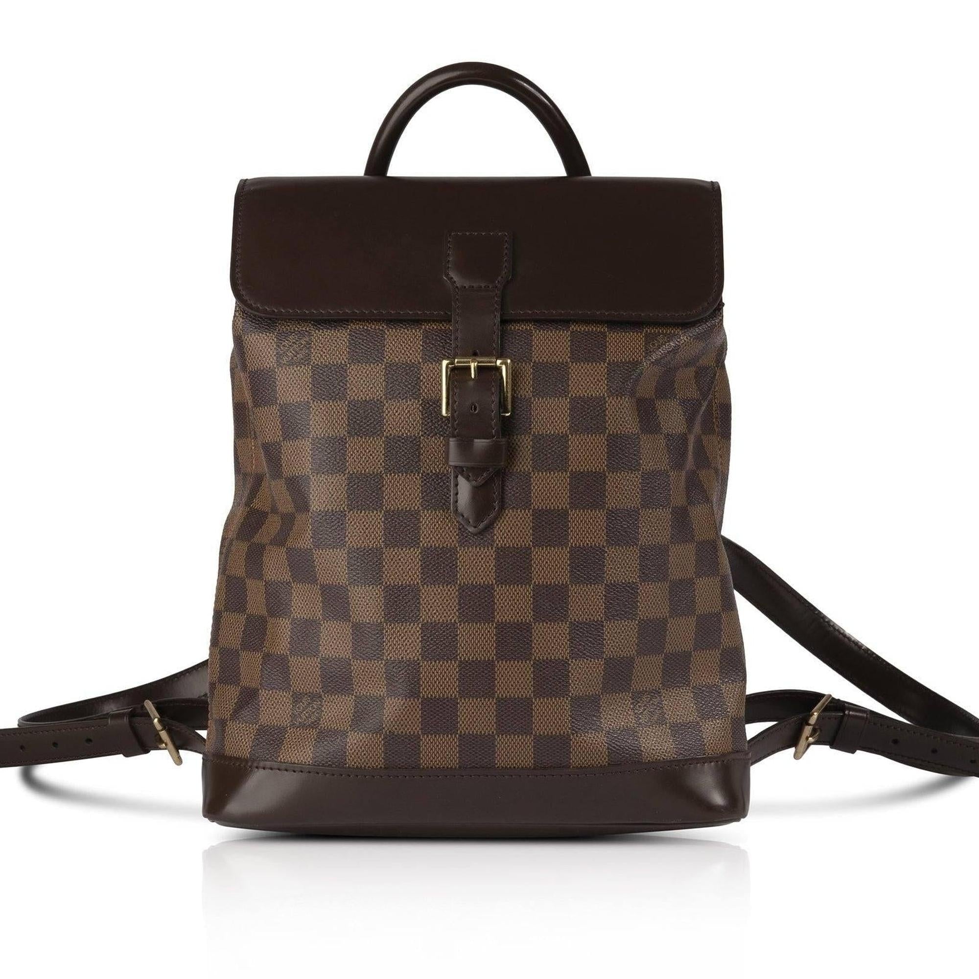 Louis Vuitton Damier Ebene Soho Backpack