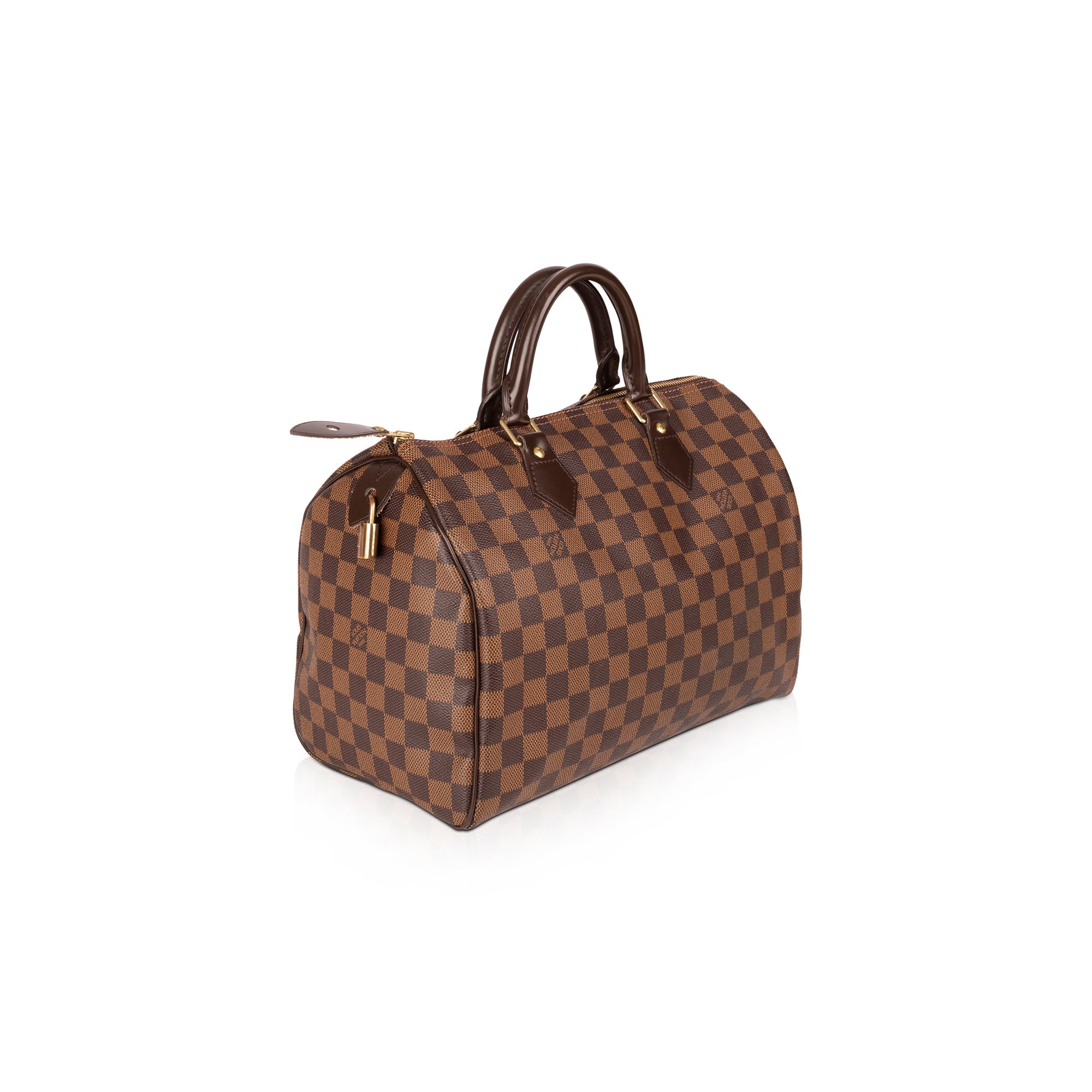 Louis Vuitton Damier Ebene Speedy 30 w/ Receipt & Lock and Keys