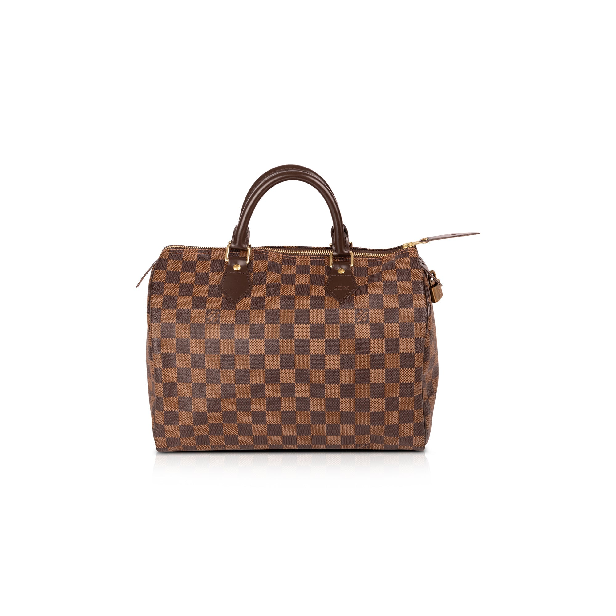 Louis Vuitton Damier Ebene Speedy 30 w/ Receipt & Lock and Keys