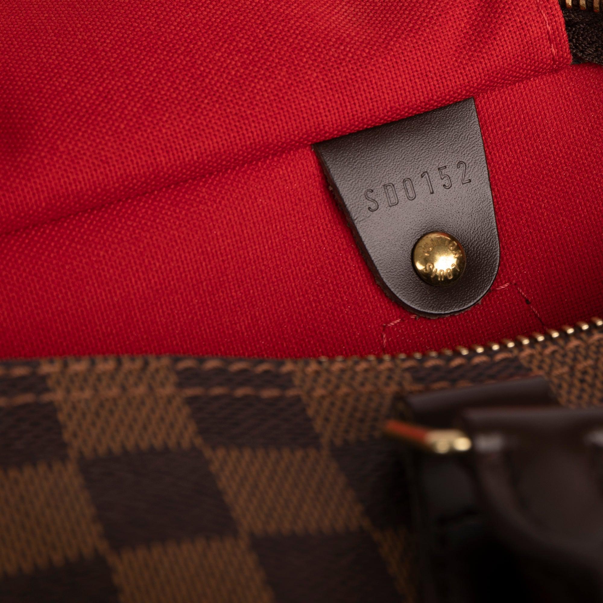 Louis Vuitton Damier Ebene Speedy 30 w/ Receipt & Lock and Keys