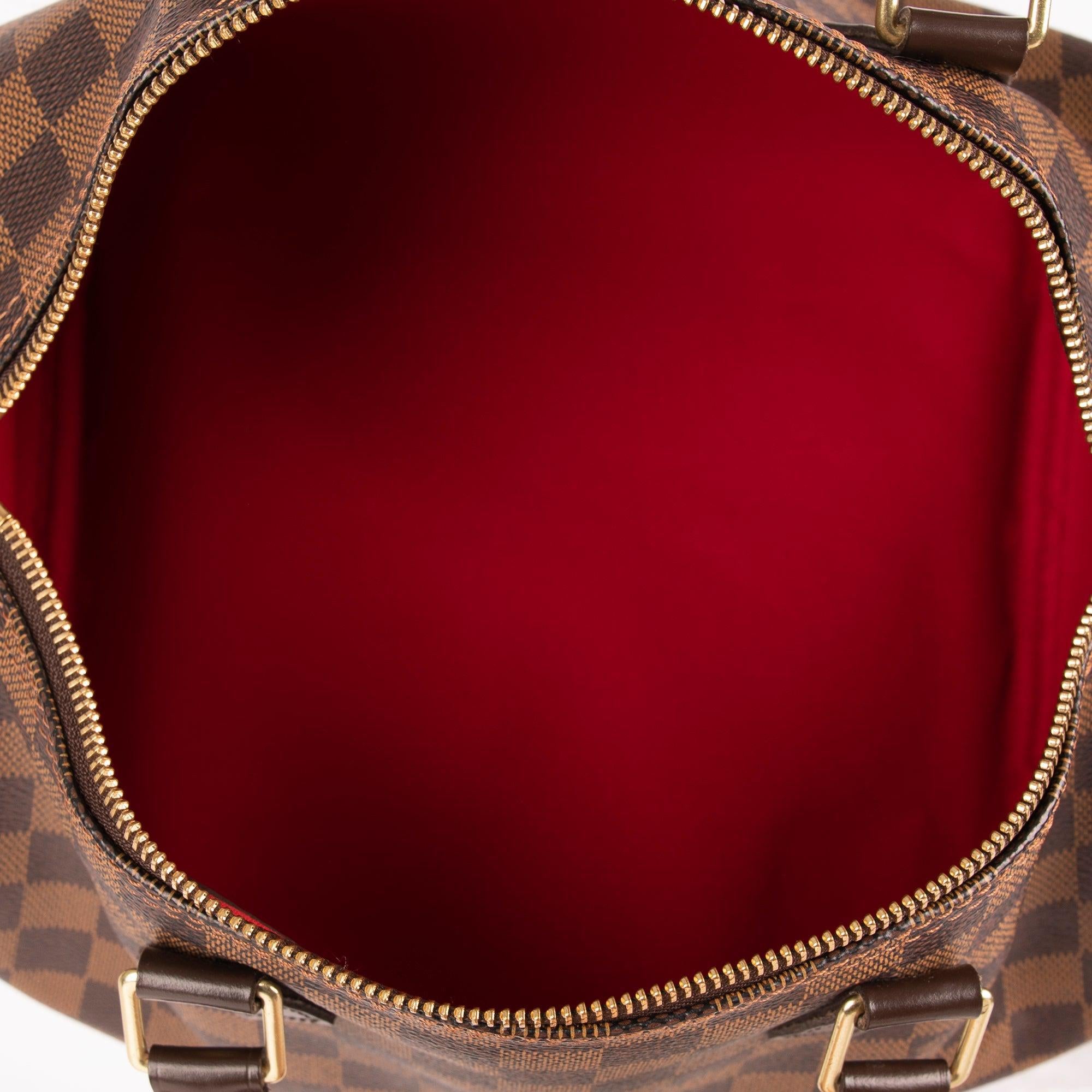 Louis Vuitton Damier Ebene Speedy 30 w/ Receipt & Lock and Keys