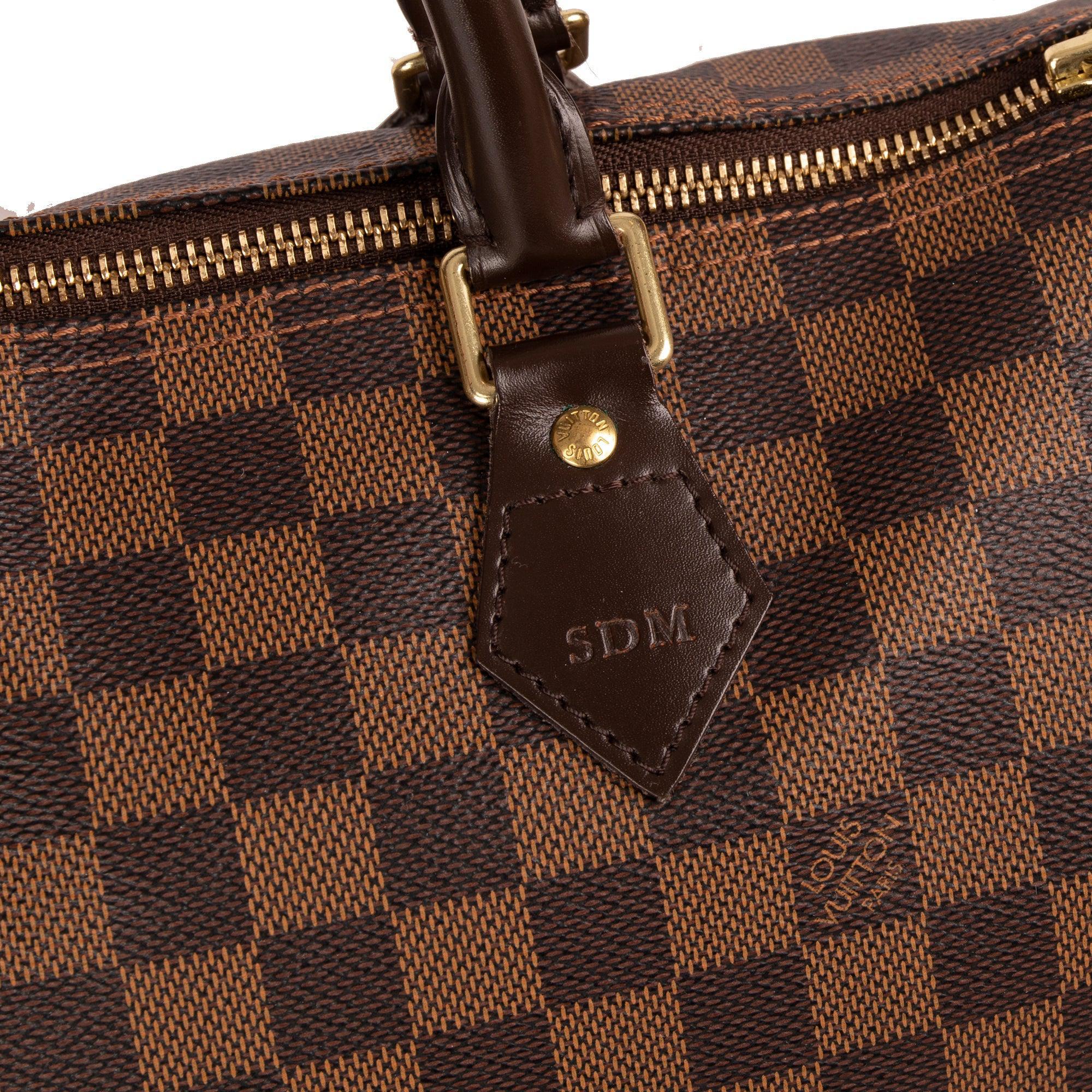 Louis Vuitton Damier Ebene Speedy 30 w/ Receipt & Lock and Keys