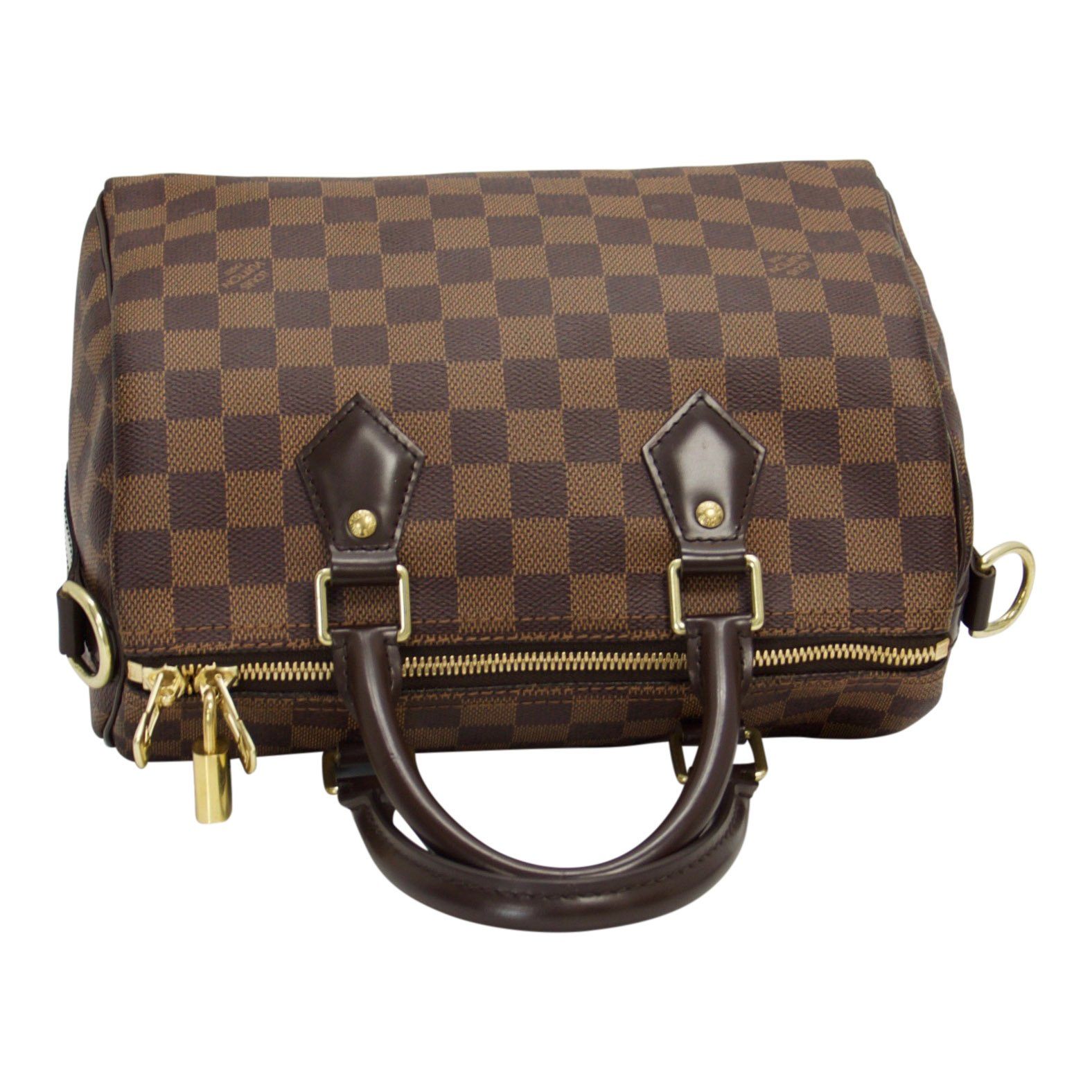 Louis Vuitton Damier Ebene Speedy Bandouliere 25