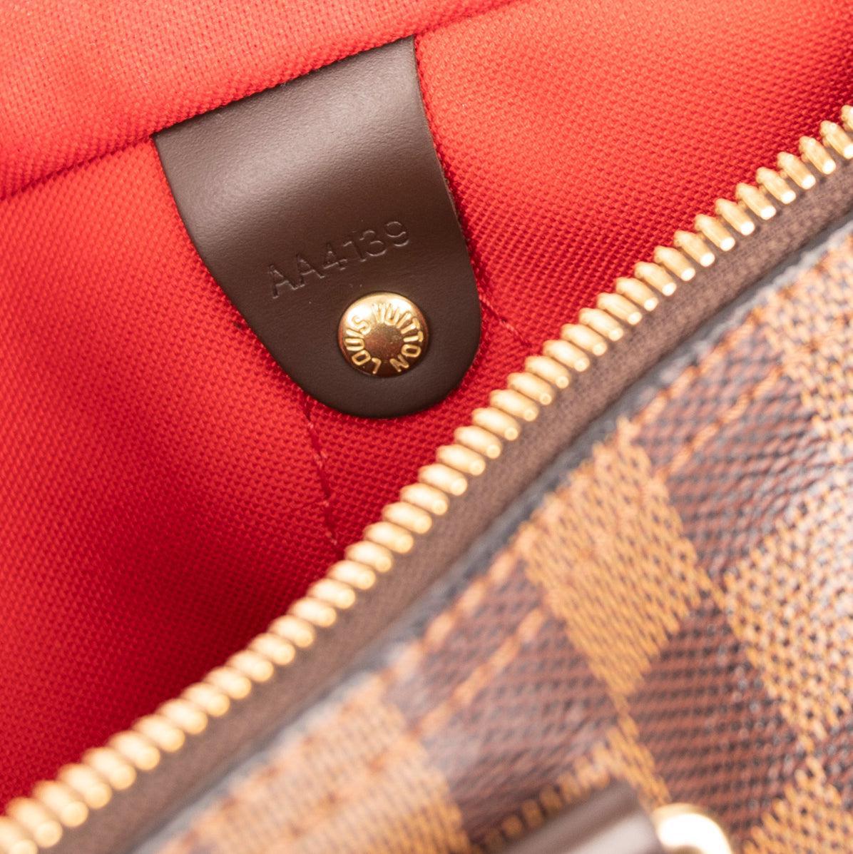 Louis Vuitton Damier Ebene Speedy Bandouliere 30 w/ Box