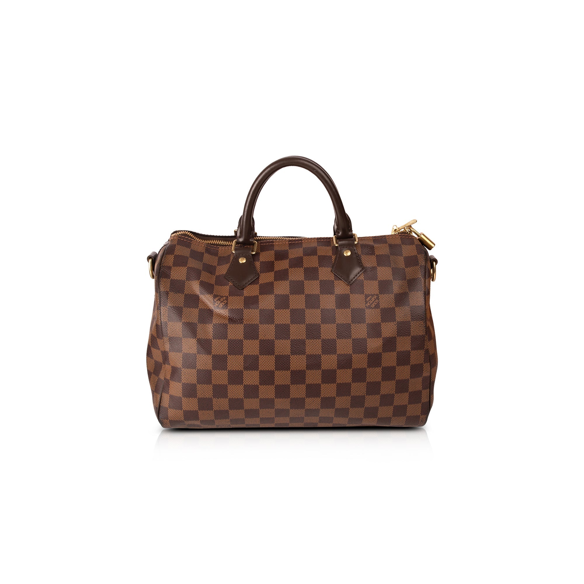 Louis Vuitton Damier Ebene Speedy Bandouliere 30 w/ Box
